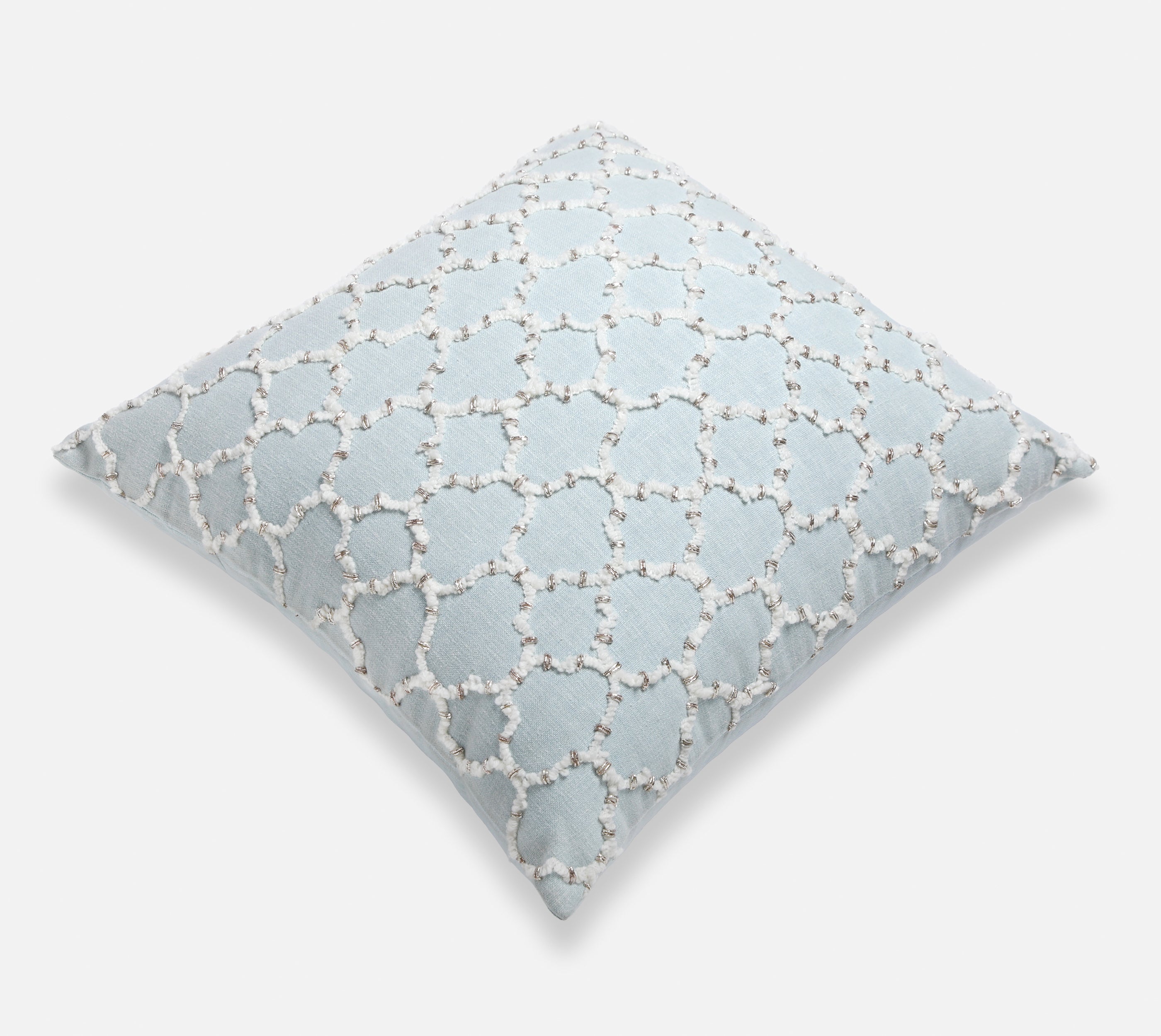 ISABELLA Mint Cotton Cushion cover