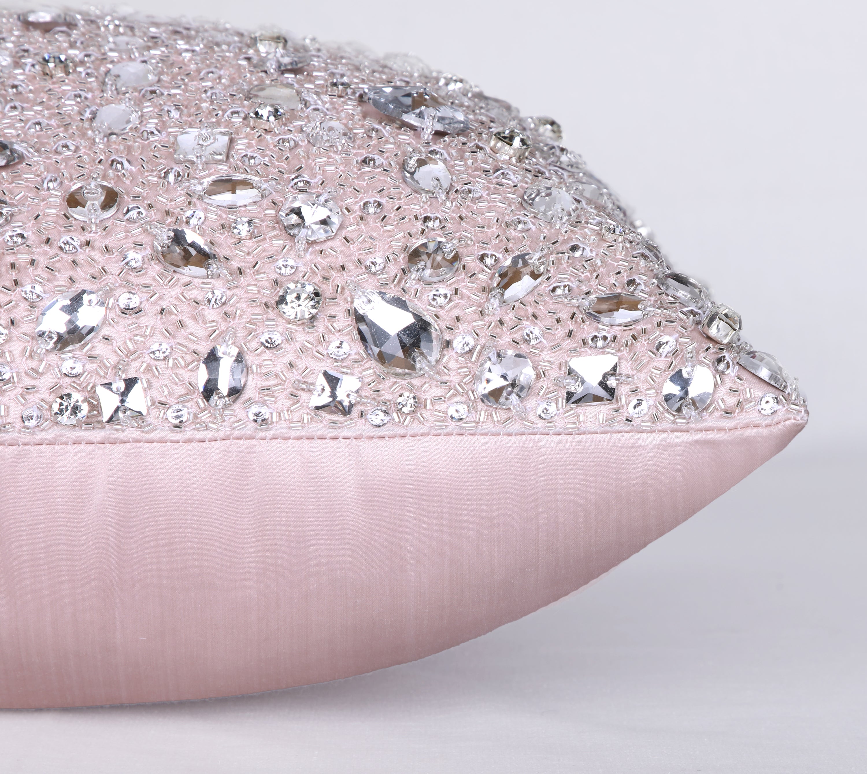 FORTUNE Pink Bling Cushion Cover