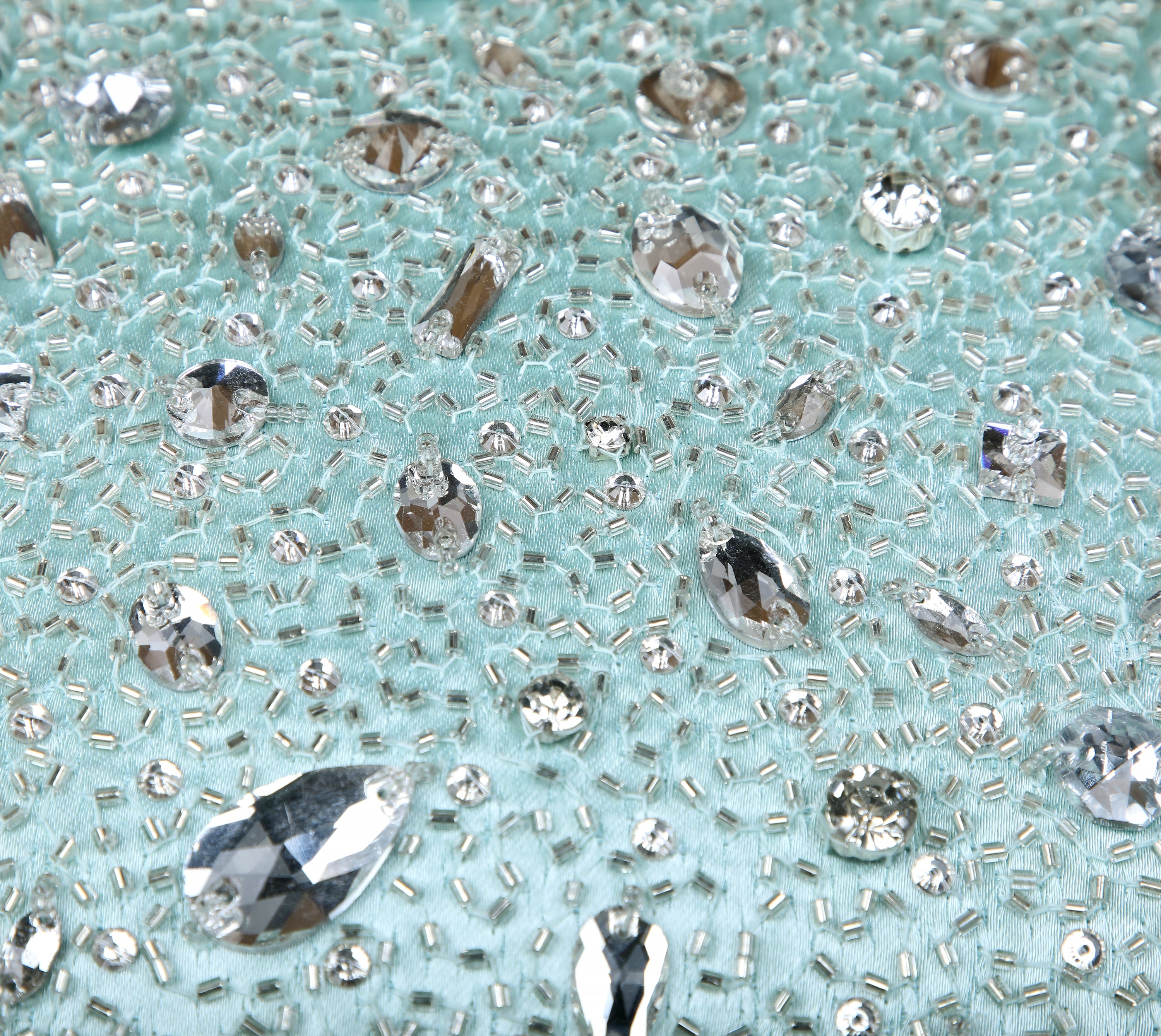 FORTUNE Mint Bling Cushion Cover
