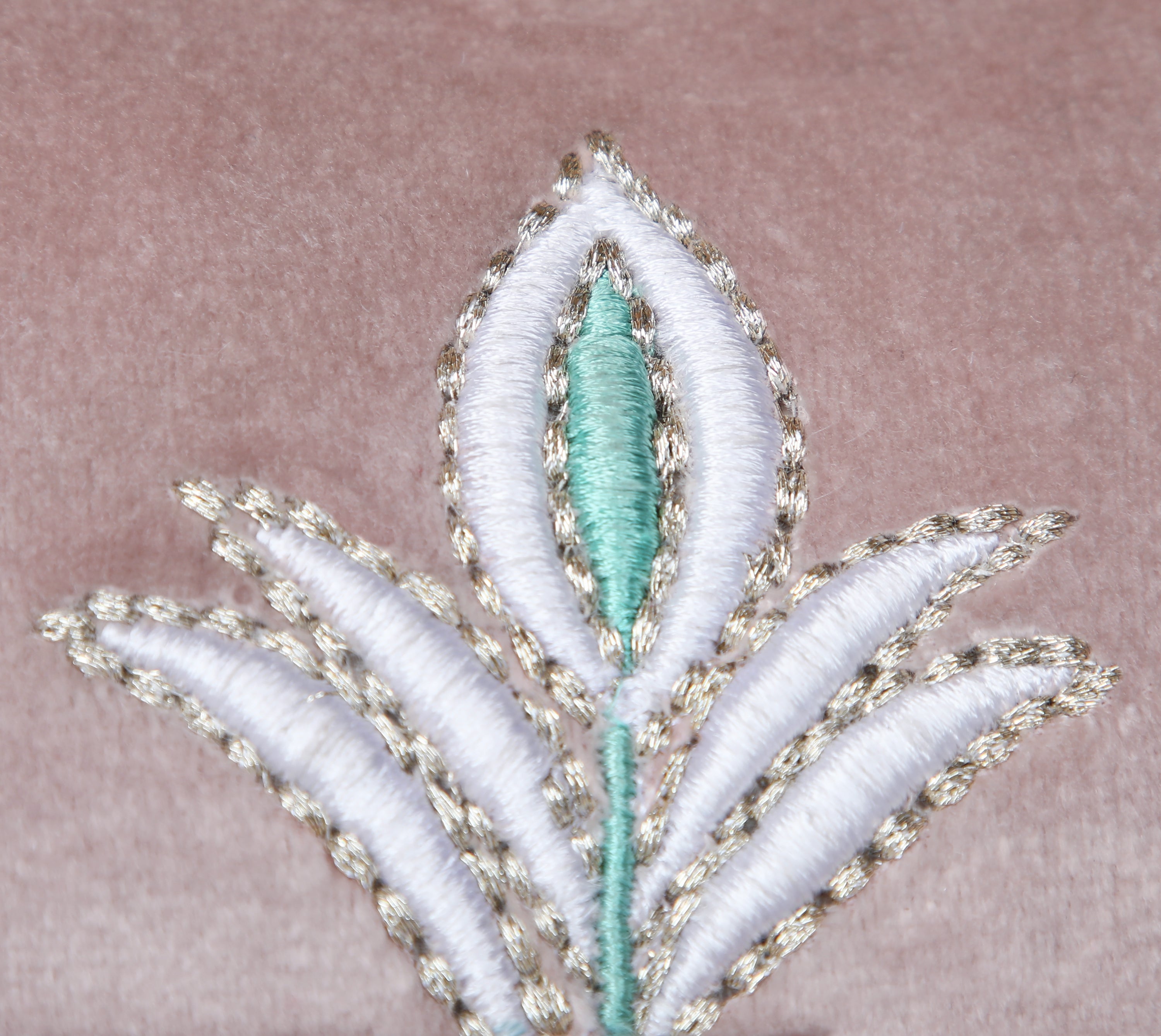 ISABELLA Pink Velvet Cushion Cover