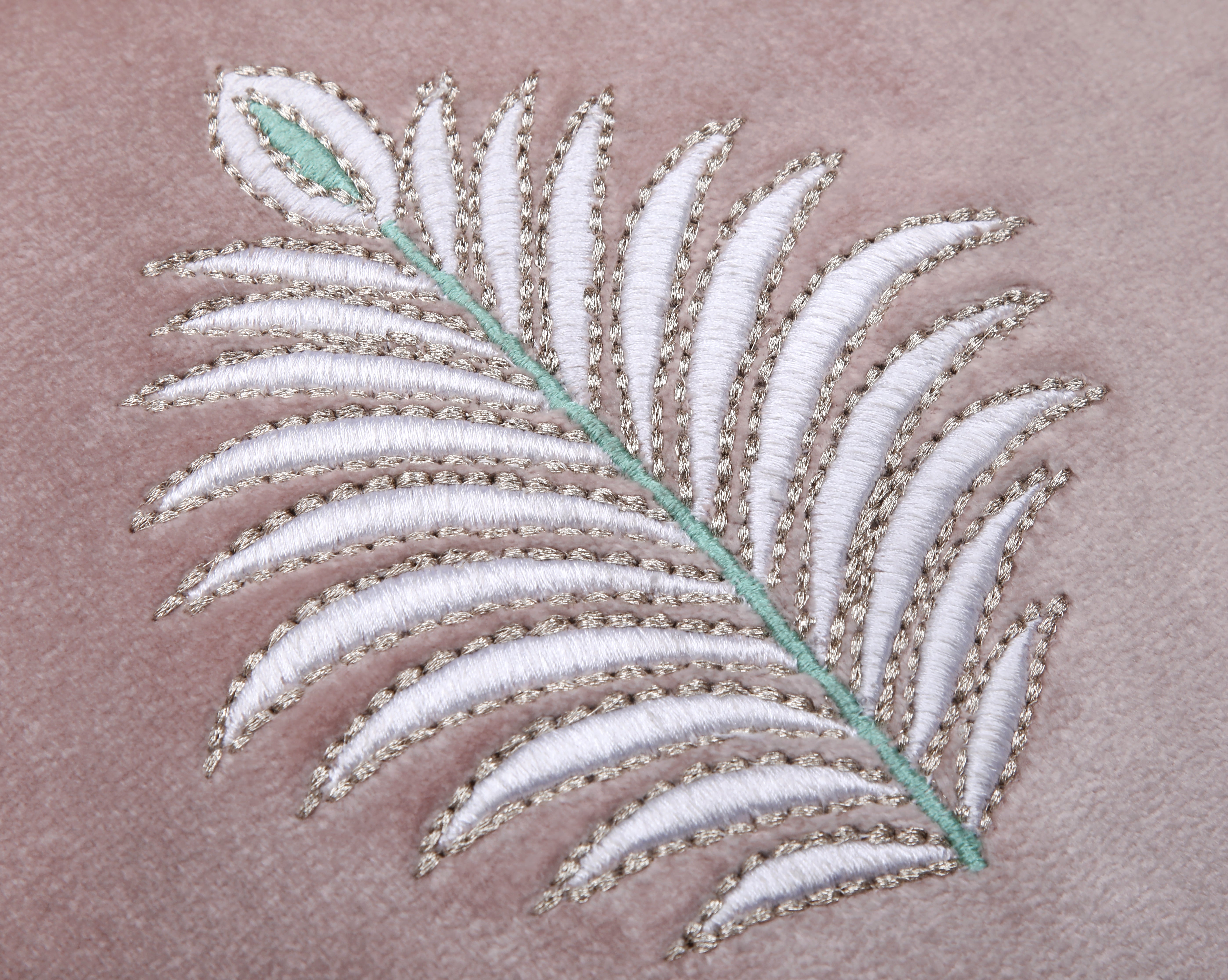 ISABELLA Pink Velvet Cushion Cover