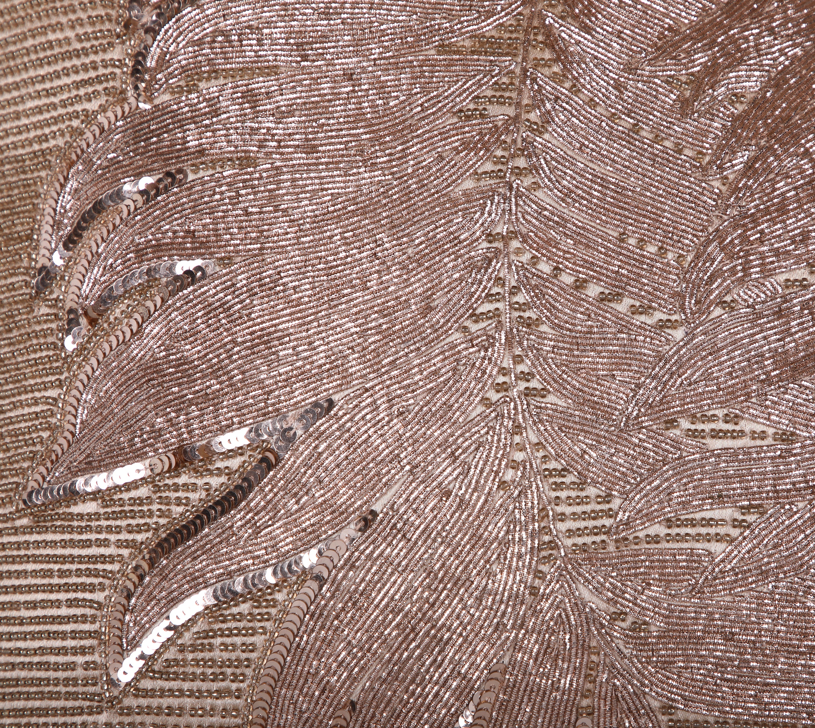 CORDELIA Copper Beaded Cushion Cover