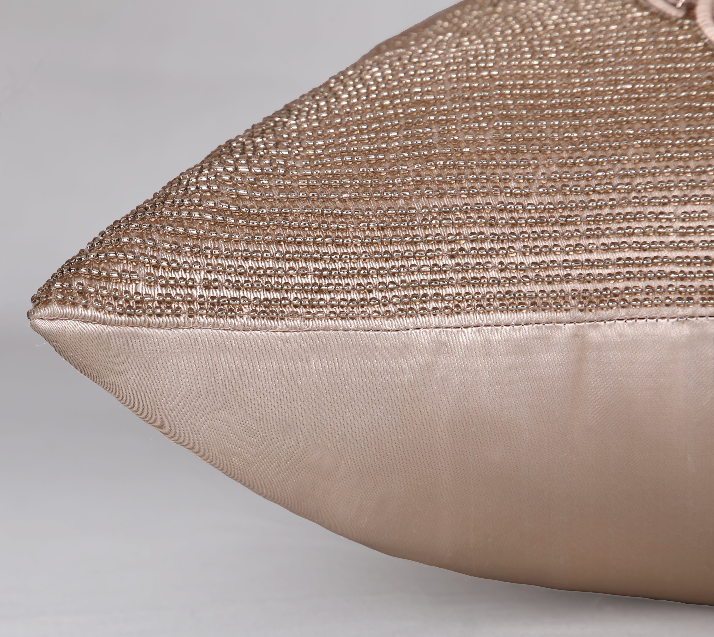 CORDELIA Copper Beaded Cushion Cover