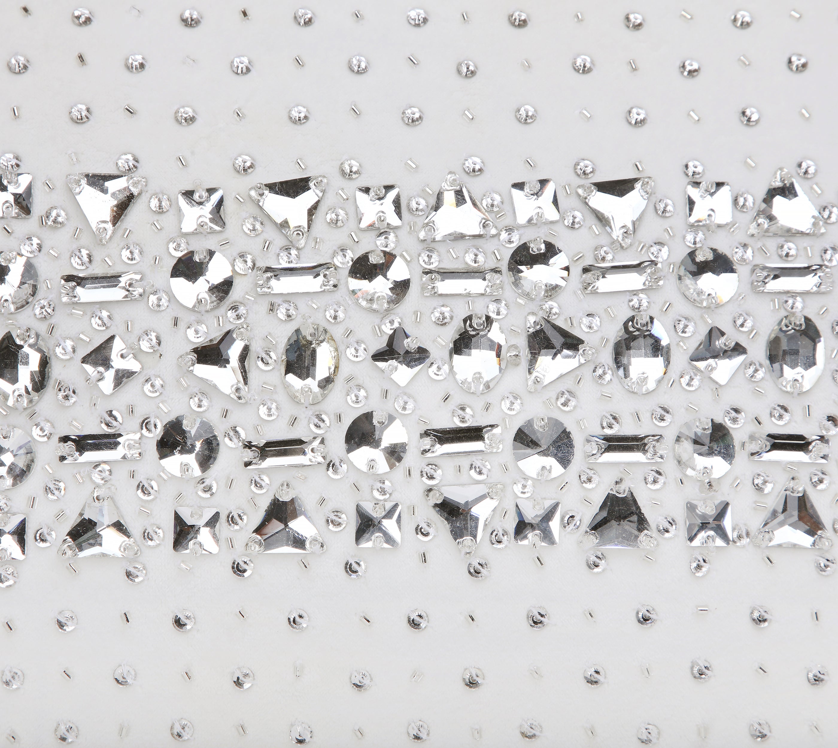 ALICE Off white Bling Velvet Cushion Cover
