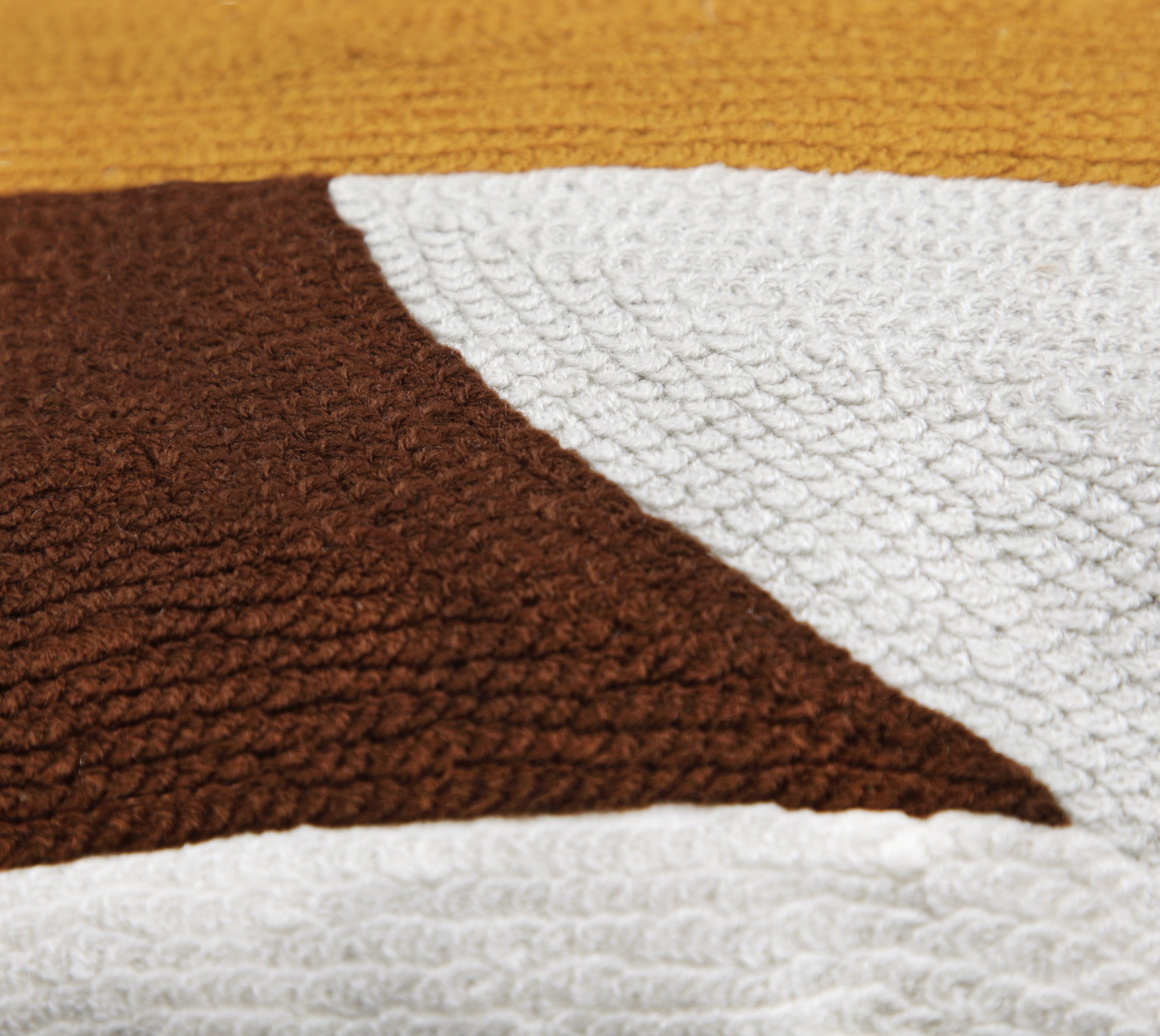 MARISOL Mustard Brown Cushion Cover