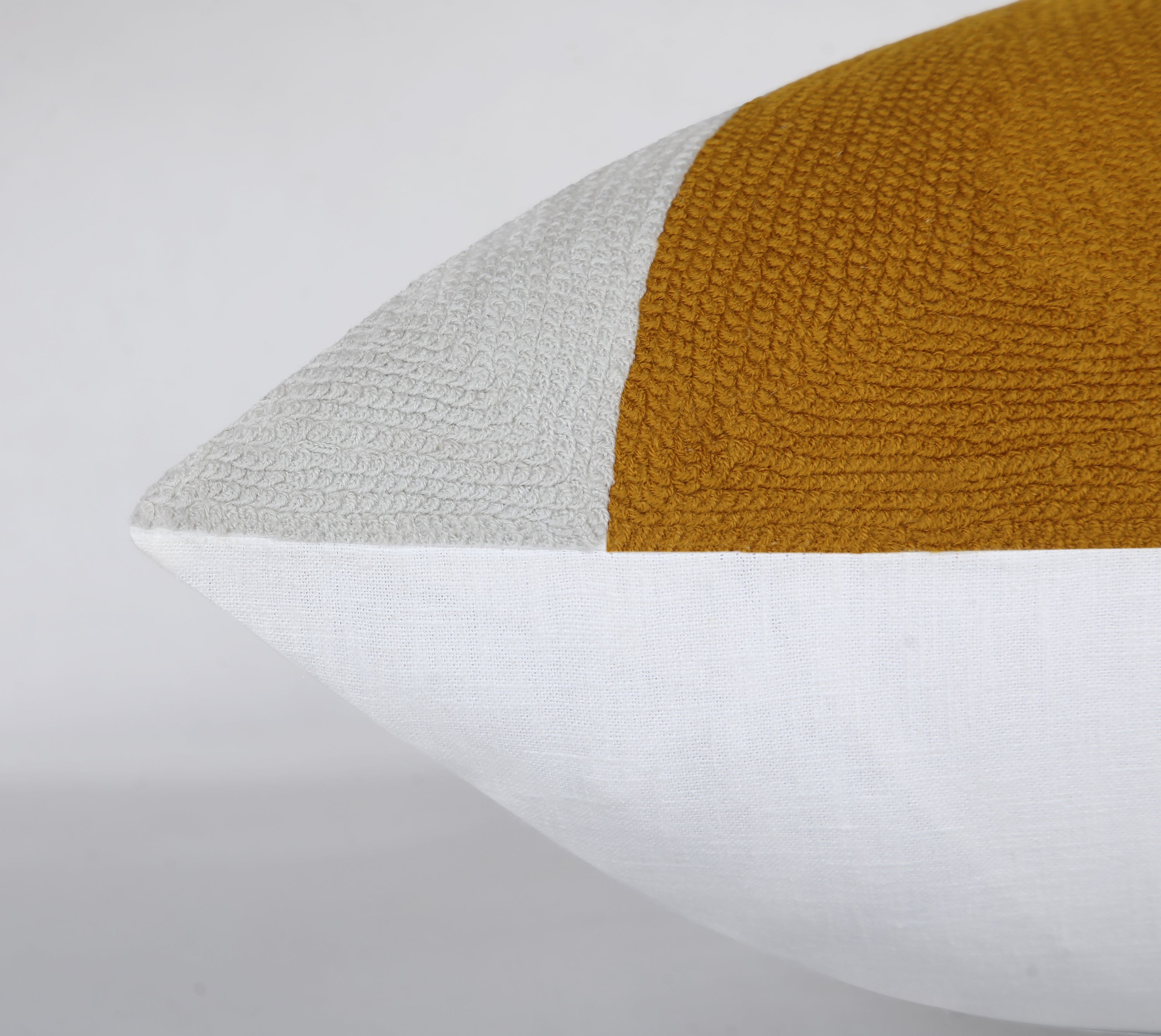 MARISOL Mustard Brown Cushion Cover