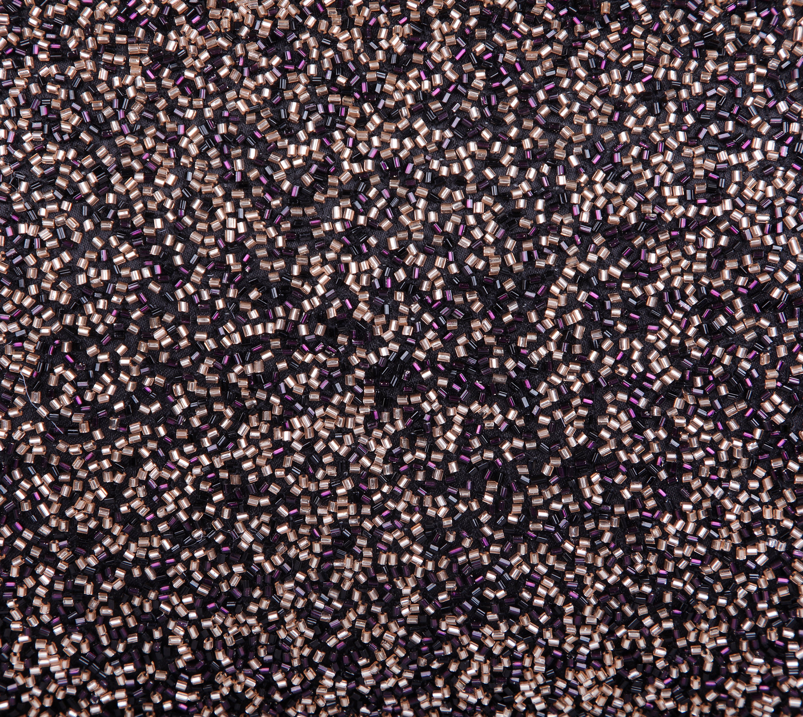 STARDUST Black Purple beaded Cushion cover