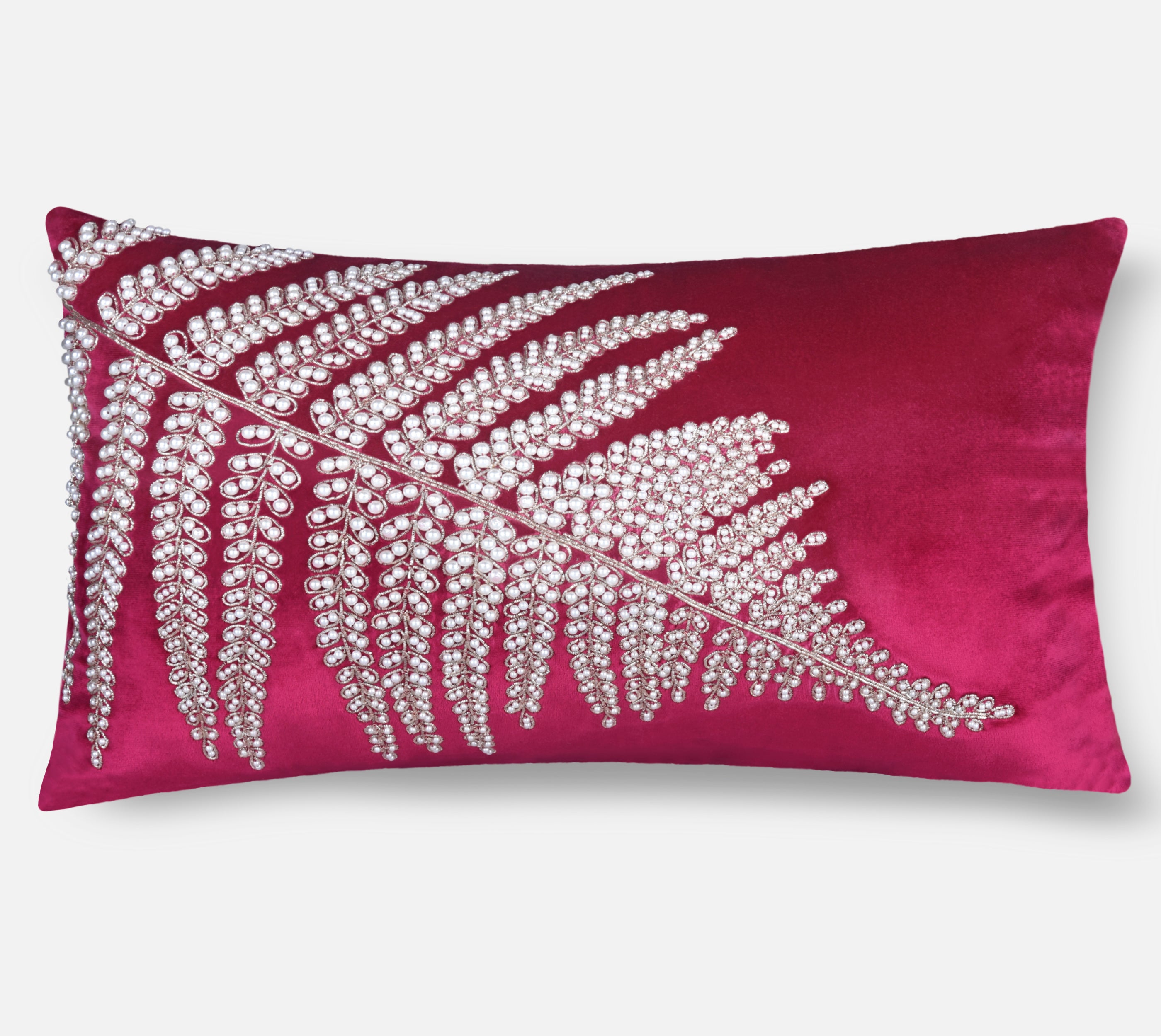 CORDELIA Magenta Velvet Cushion Cover