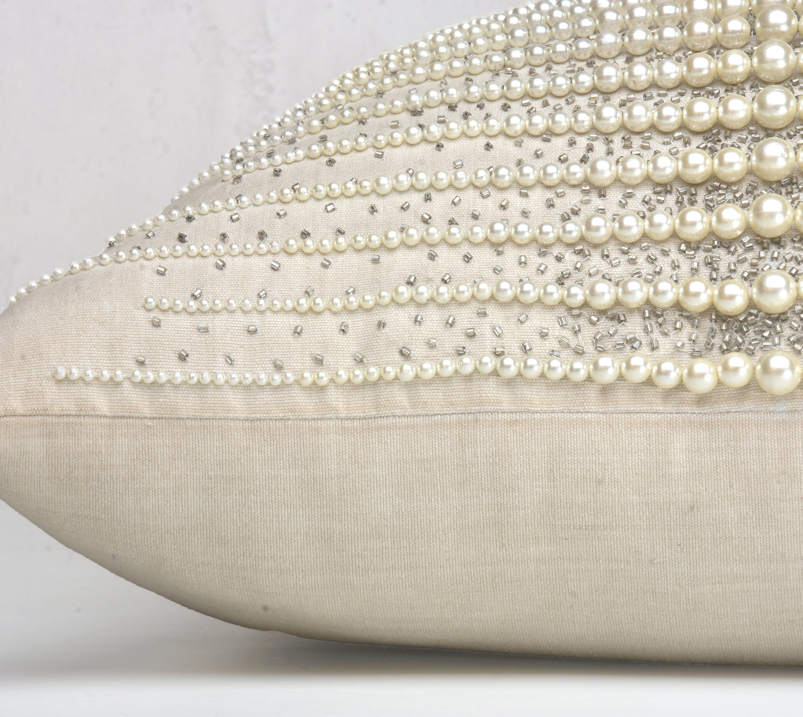 CONFETTI Beaded Cotton Cushion Cover
