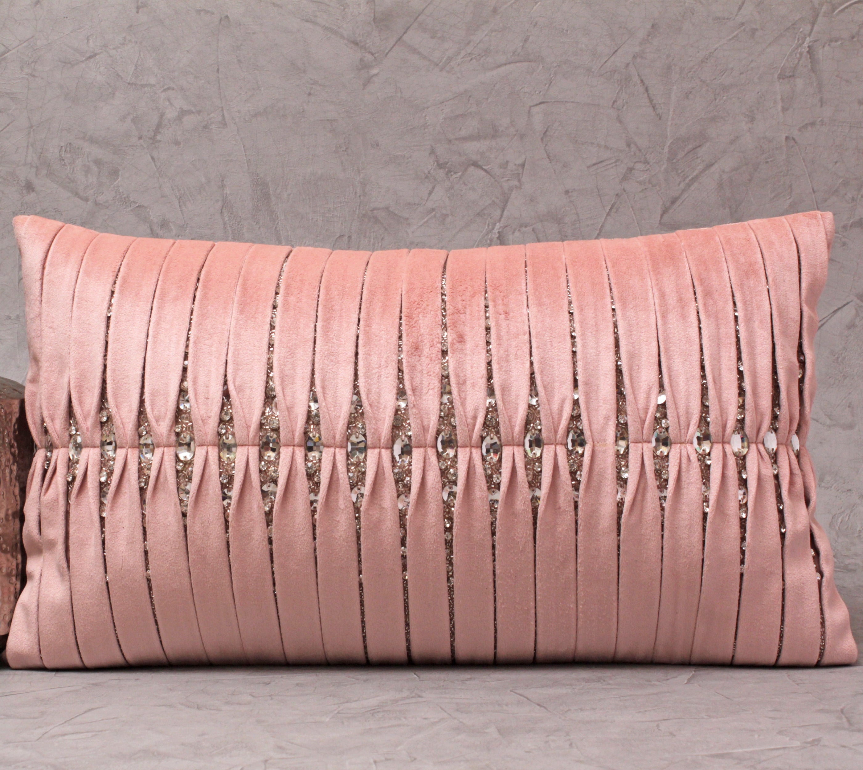 Pink cushion cover