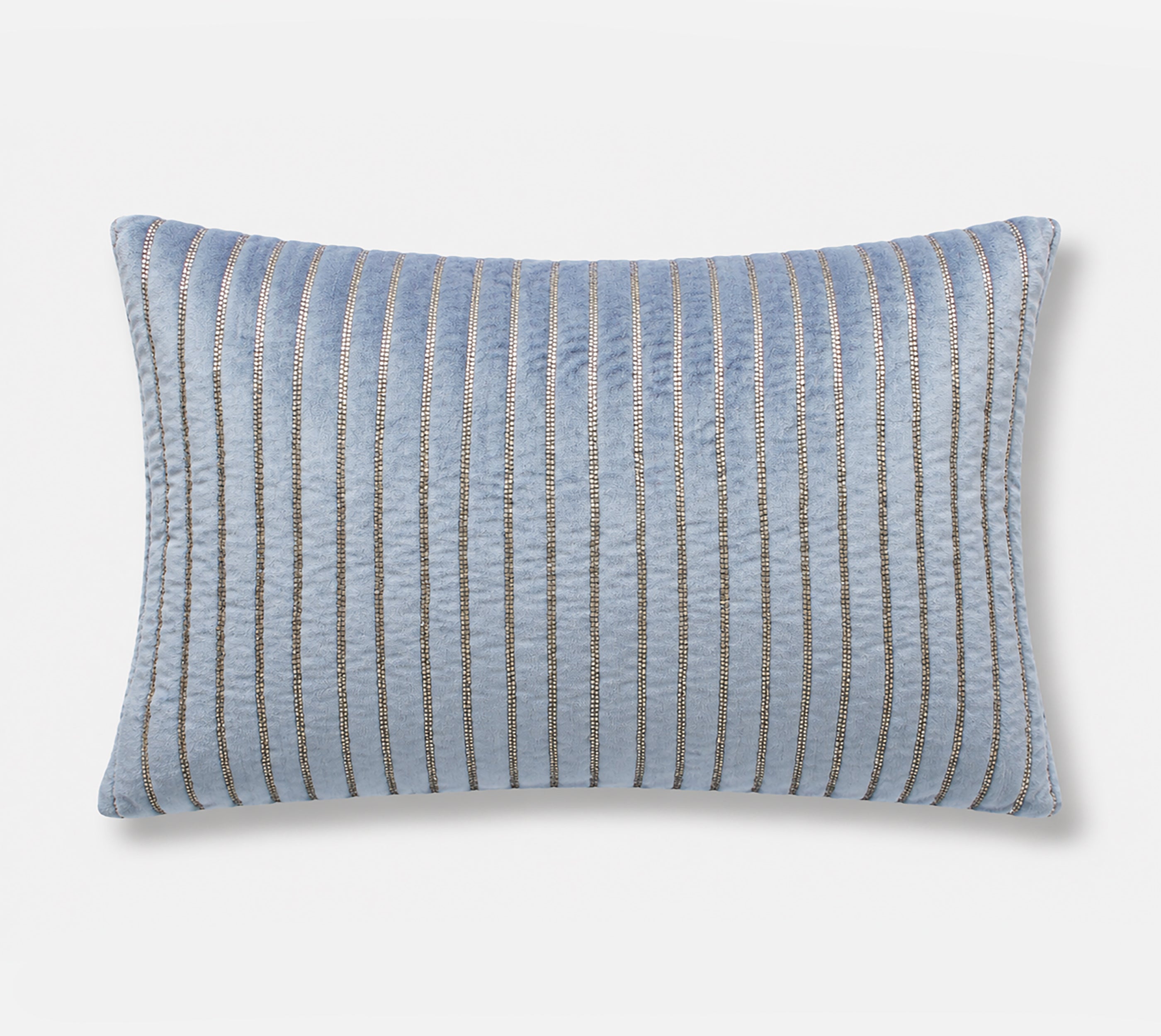 SAMARA Light Blue Velvet Cushion Cover