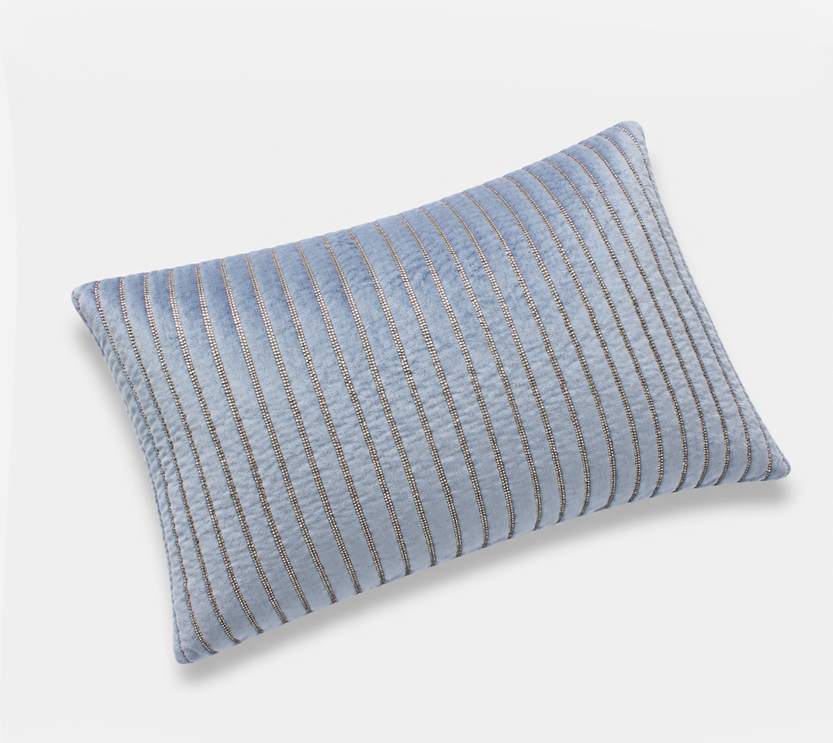 SAMARA Light Blue Velvet Cushion Cover