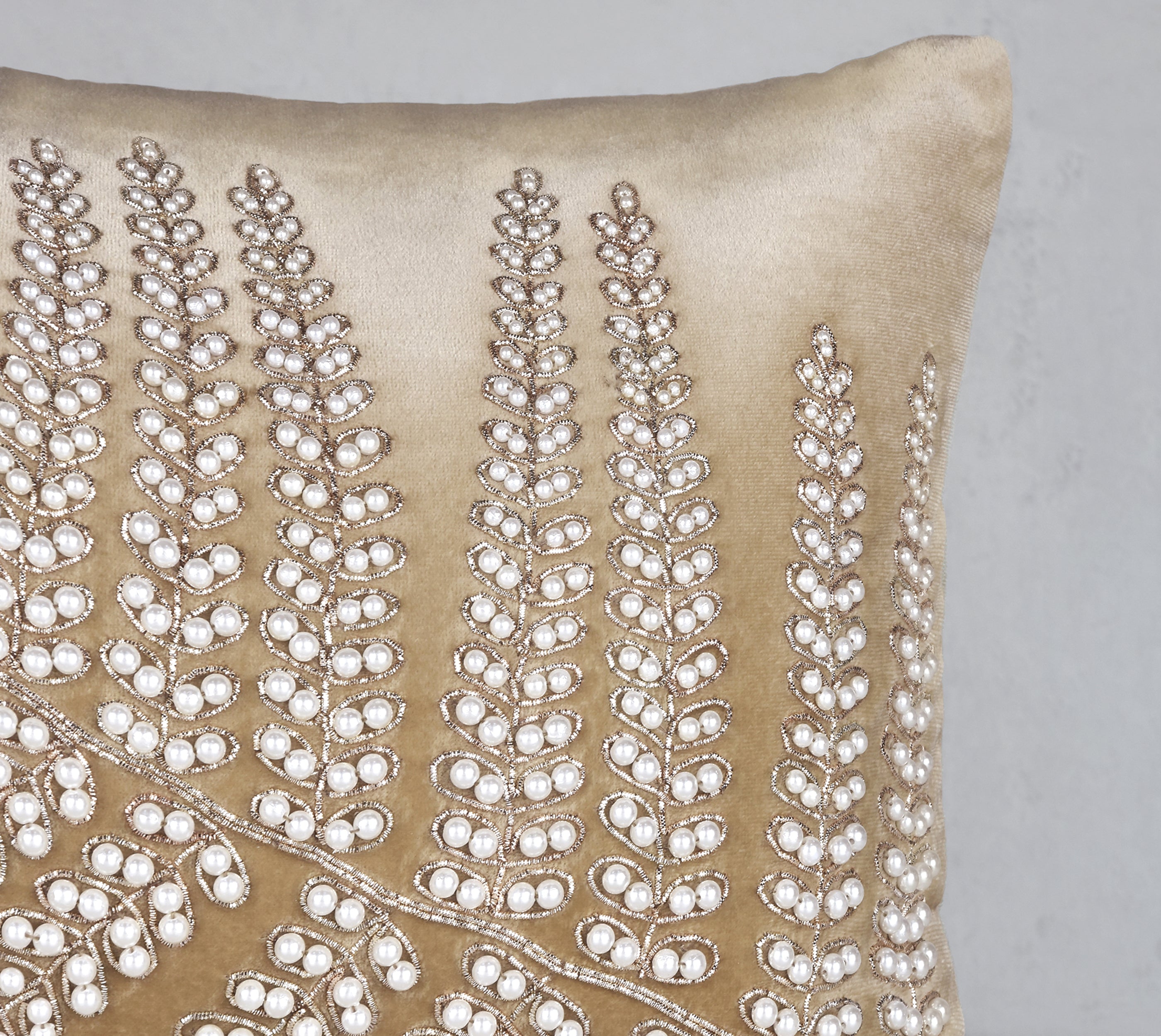 CORDELIA Gold Velvet Cushion Cover