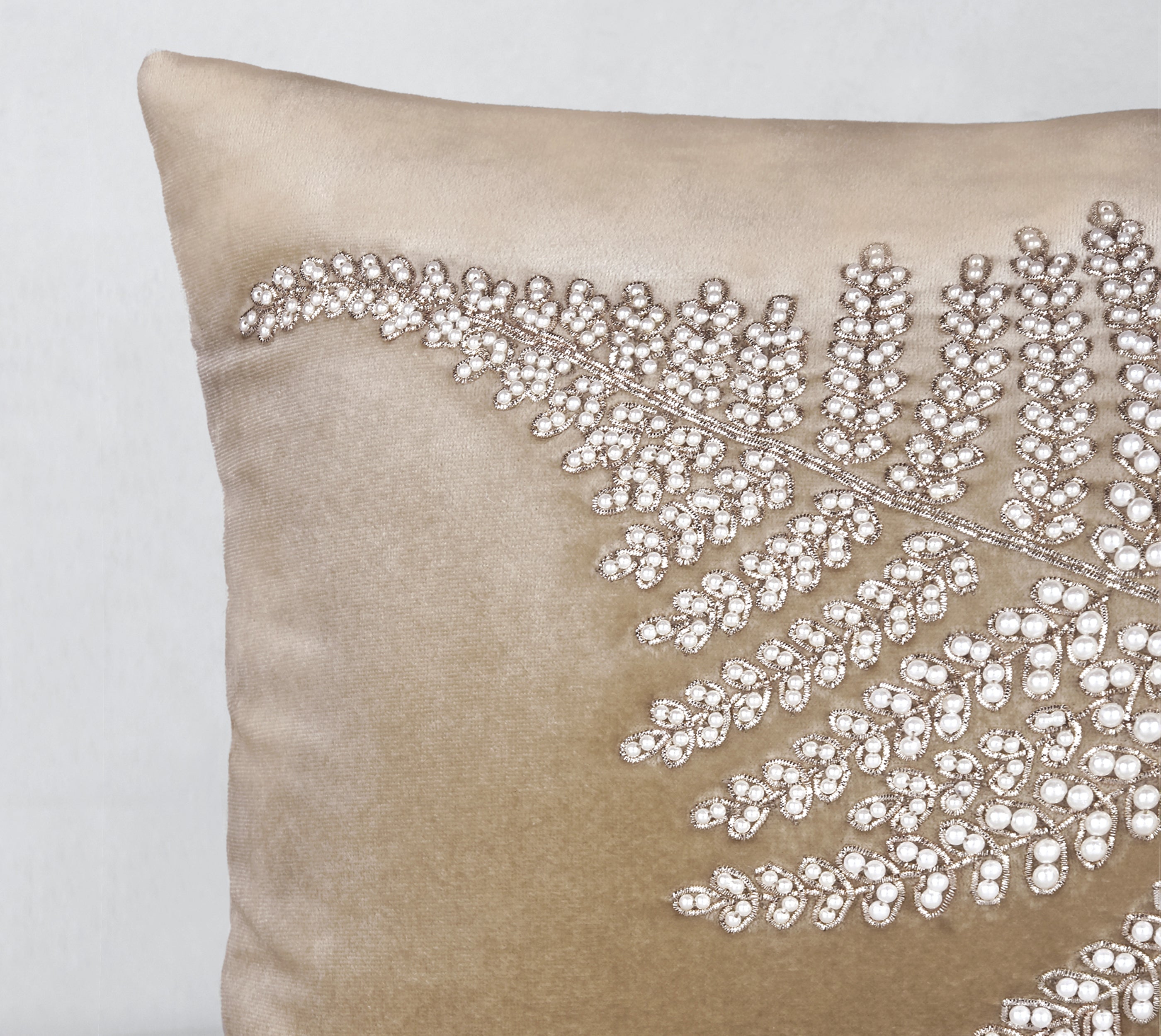 CORDELIA Gold Velvet Cushion Cover