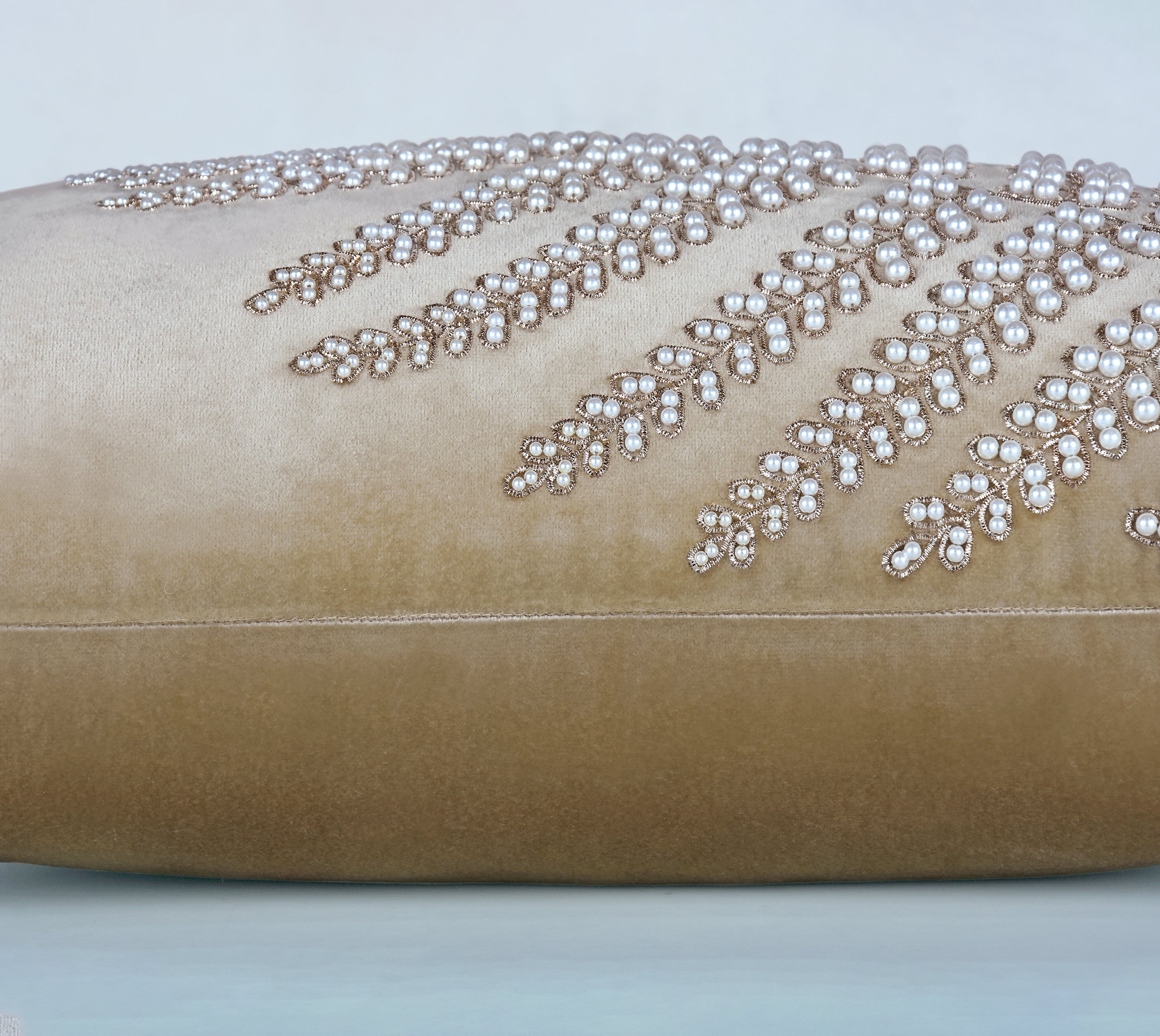 CORDELIA Gold Velvet Cushion Cover