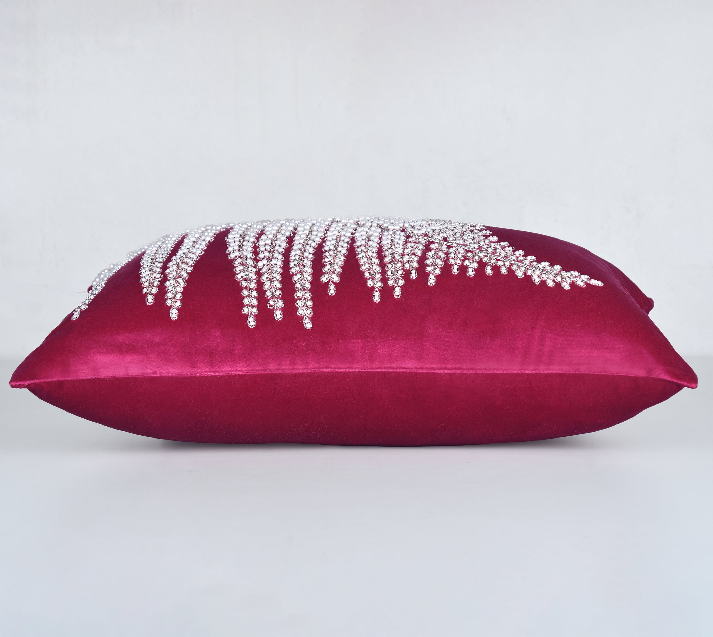 CORDELIA Magenta Velvet Cushion Cover