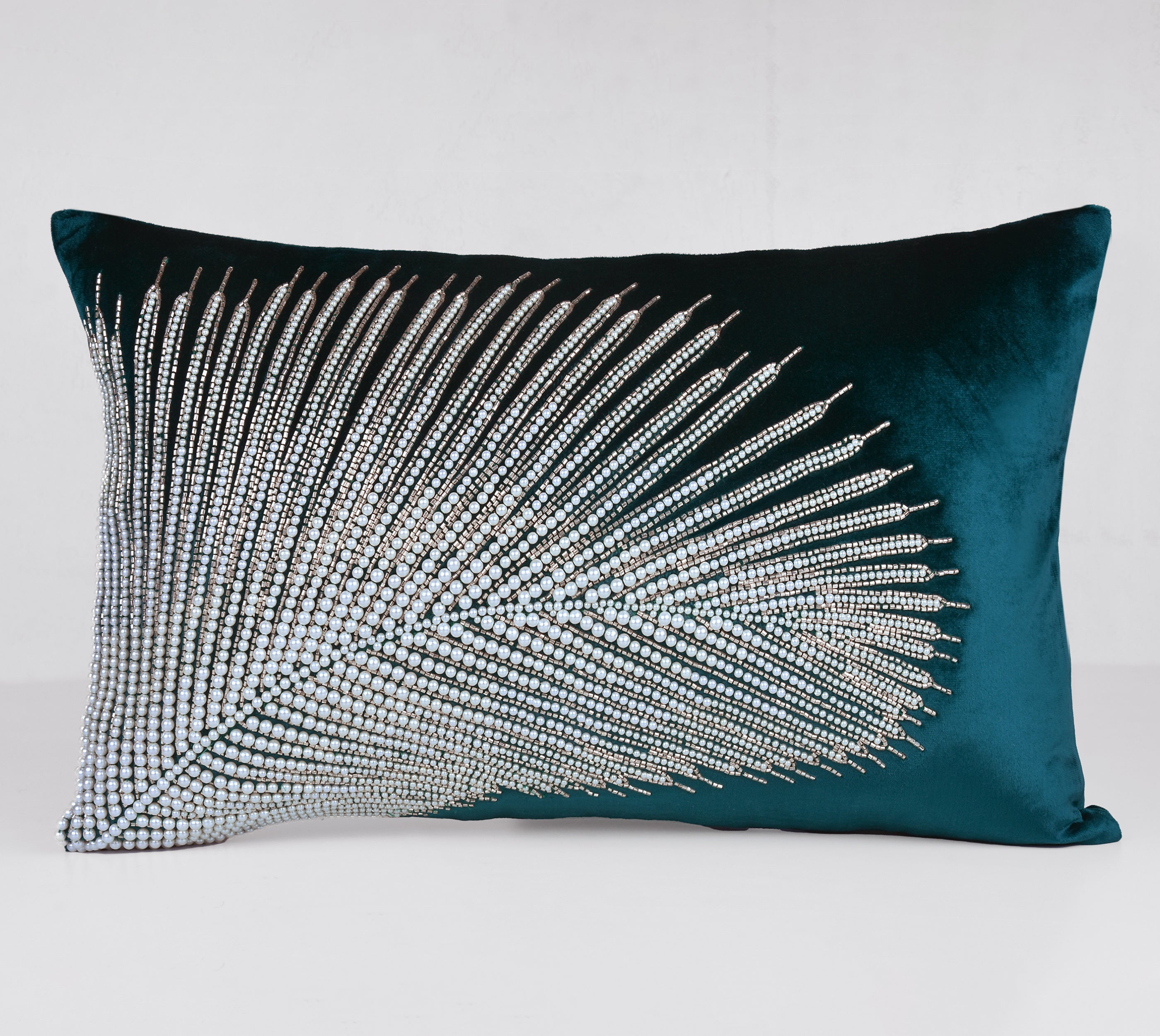 CORDELIA Emerald Velvet Cushion Cover