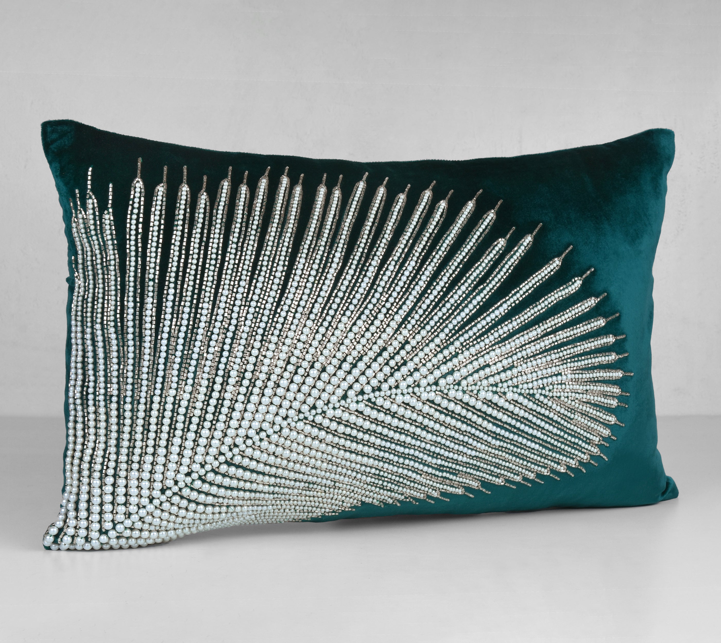 CORDELIA Emerald Velvet Cushion Cover
