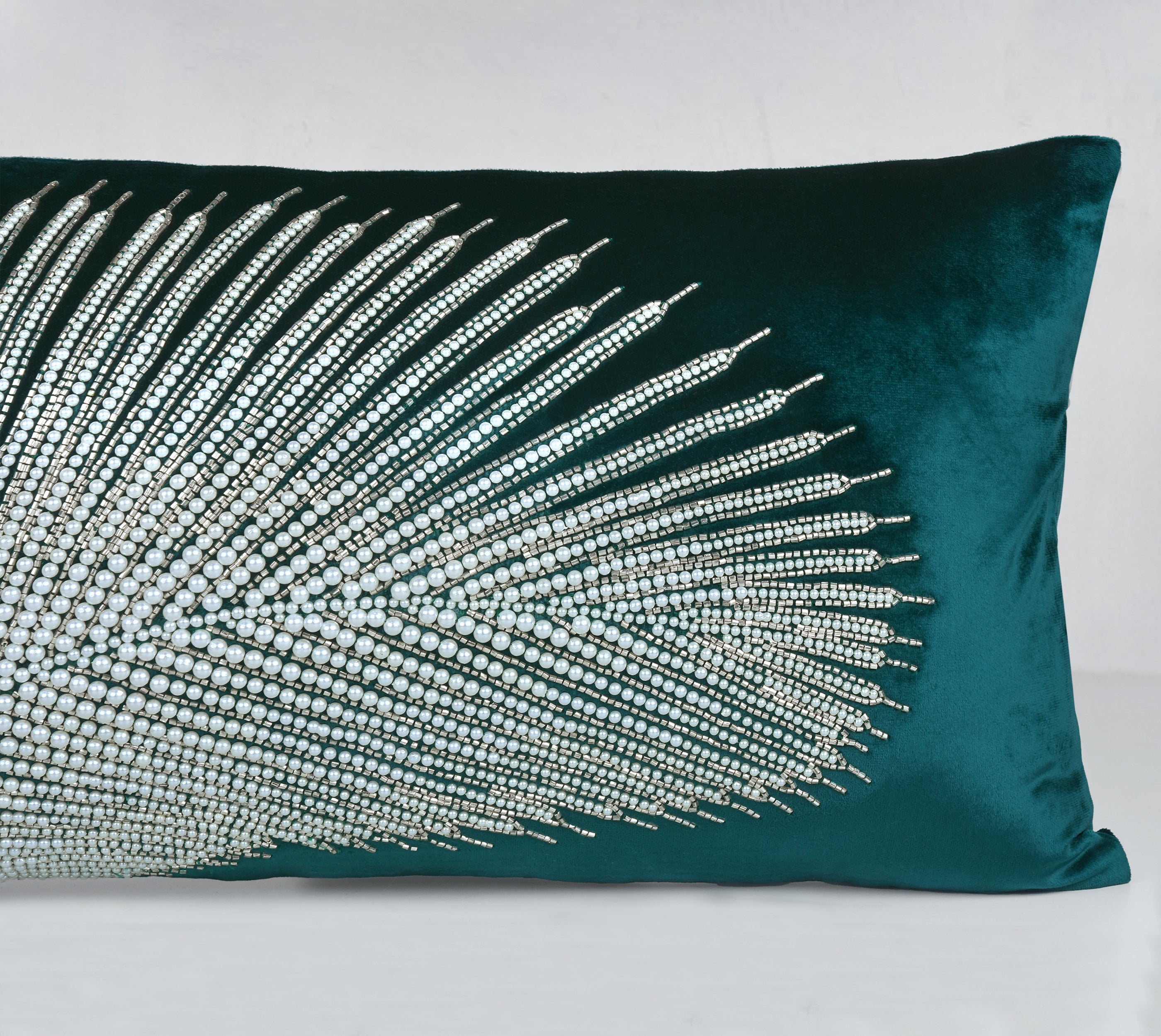 CORDELIA Emerald Velvet Cushion Cover