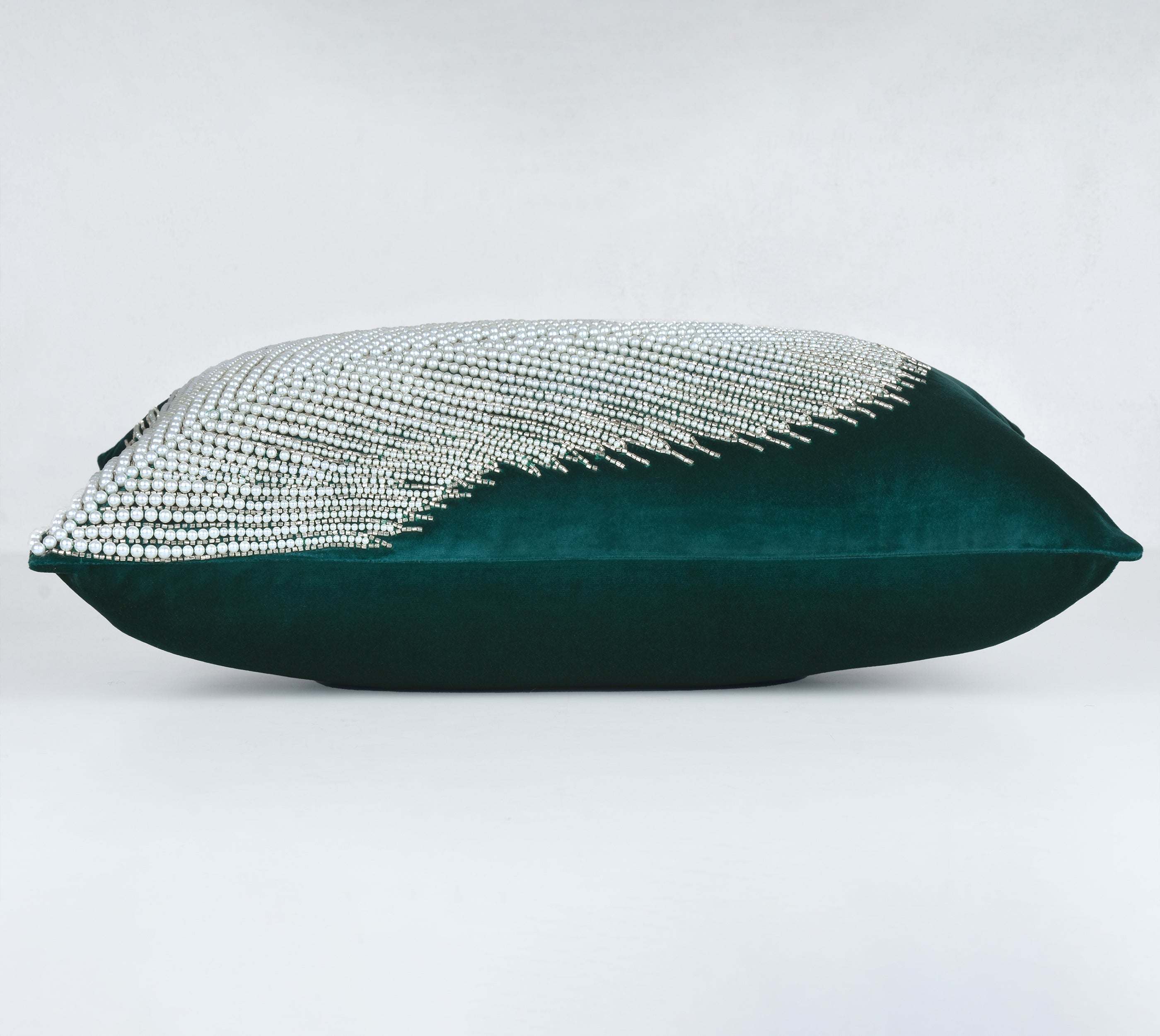 CORDELIA Emerald Velvet Cushion Cover