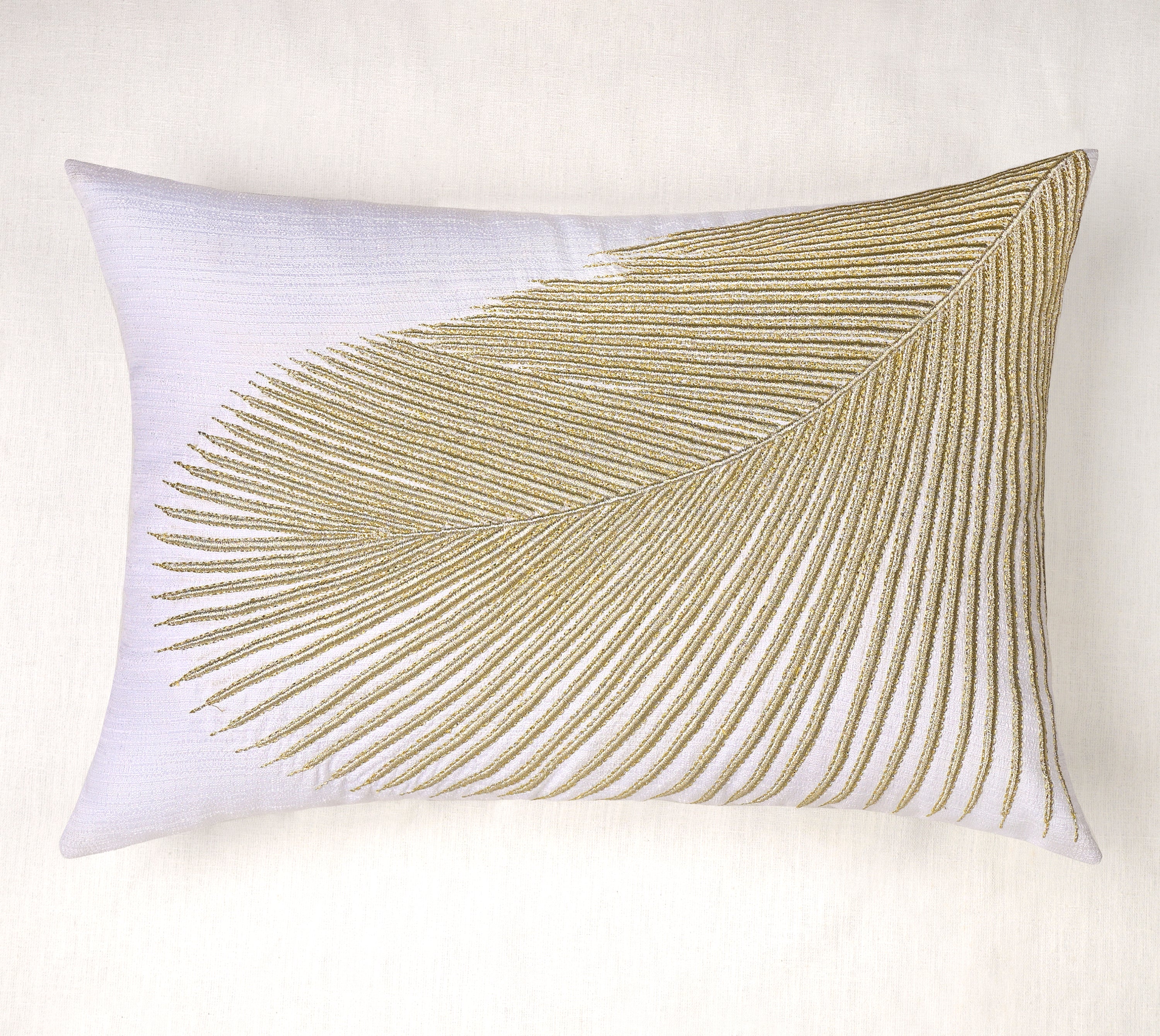 LAUREL White Gold Cushion Cover