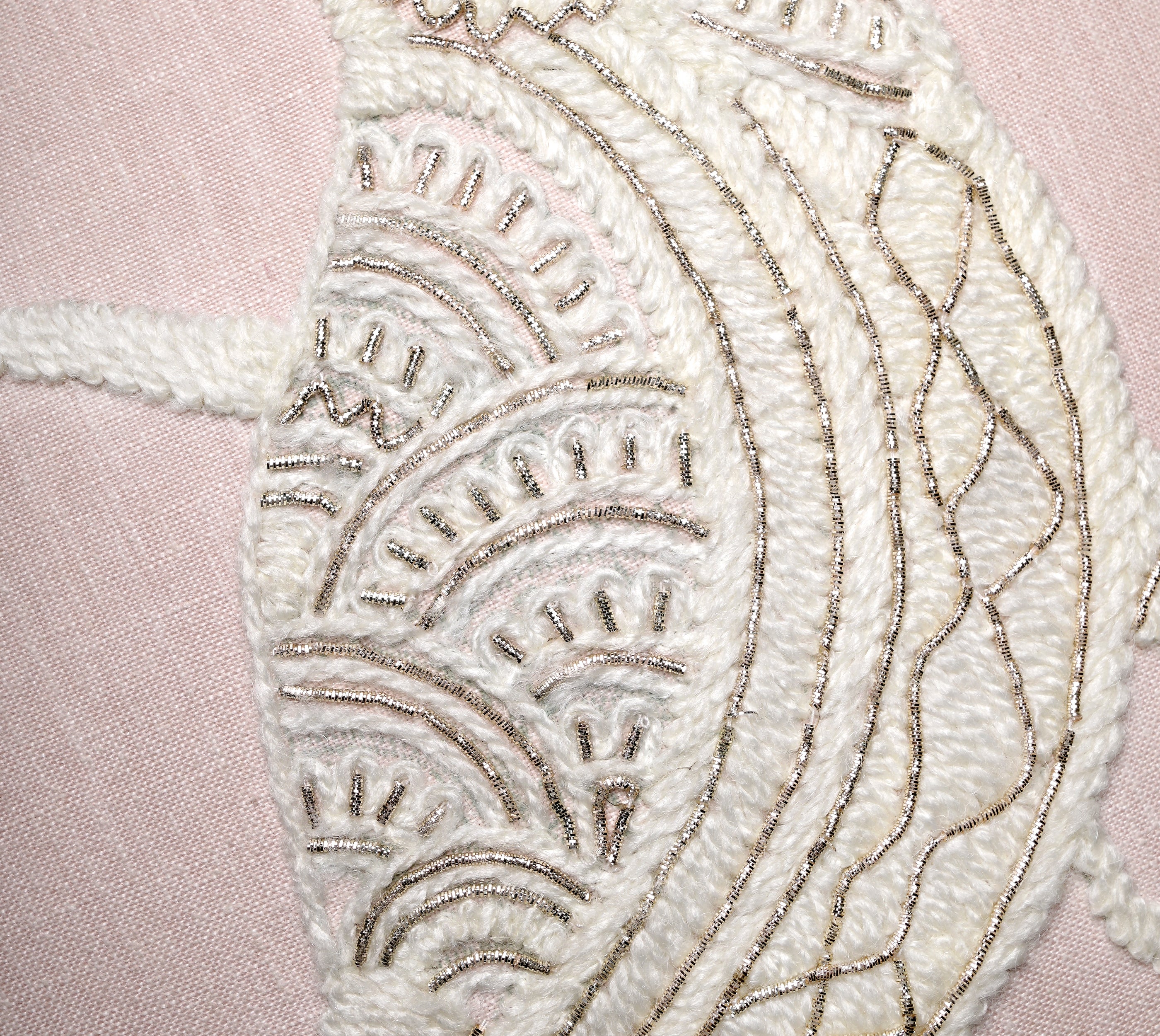 PALASH Pink Linen Cushion Cover