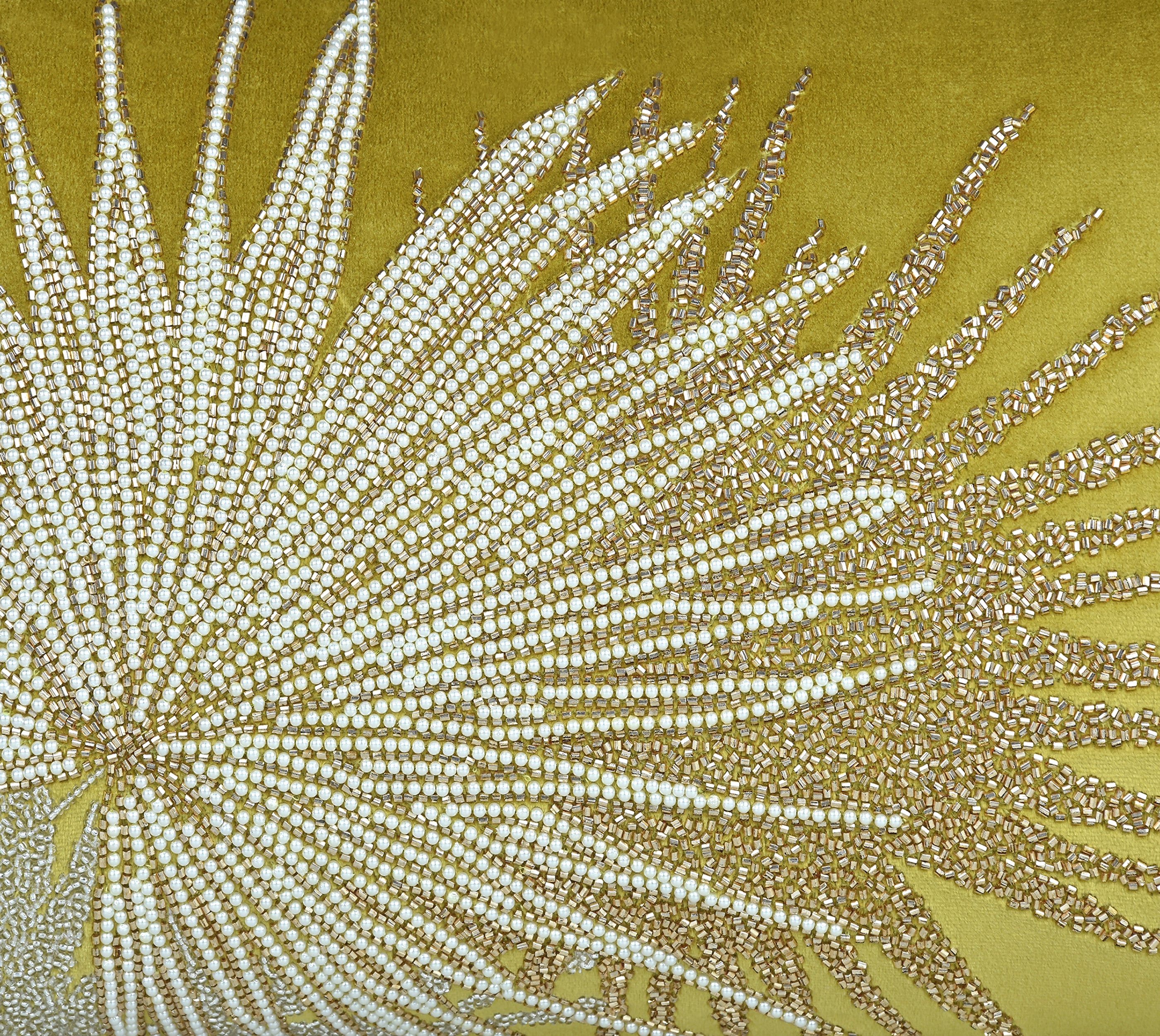 CORDELIA Lime Green Velvet Cushion Cover