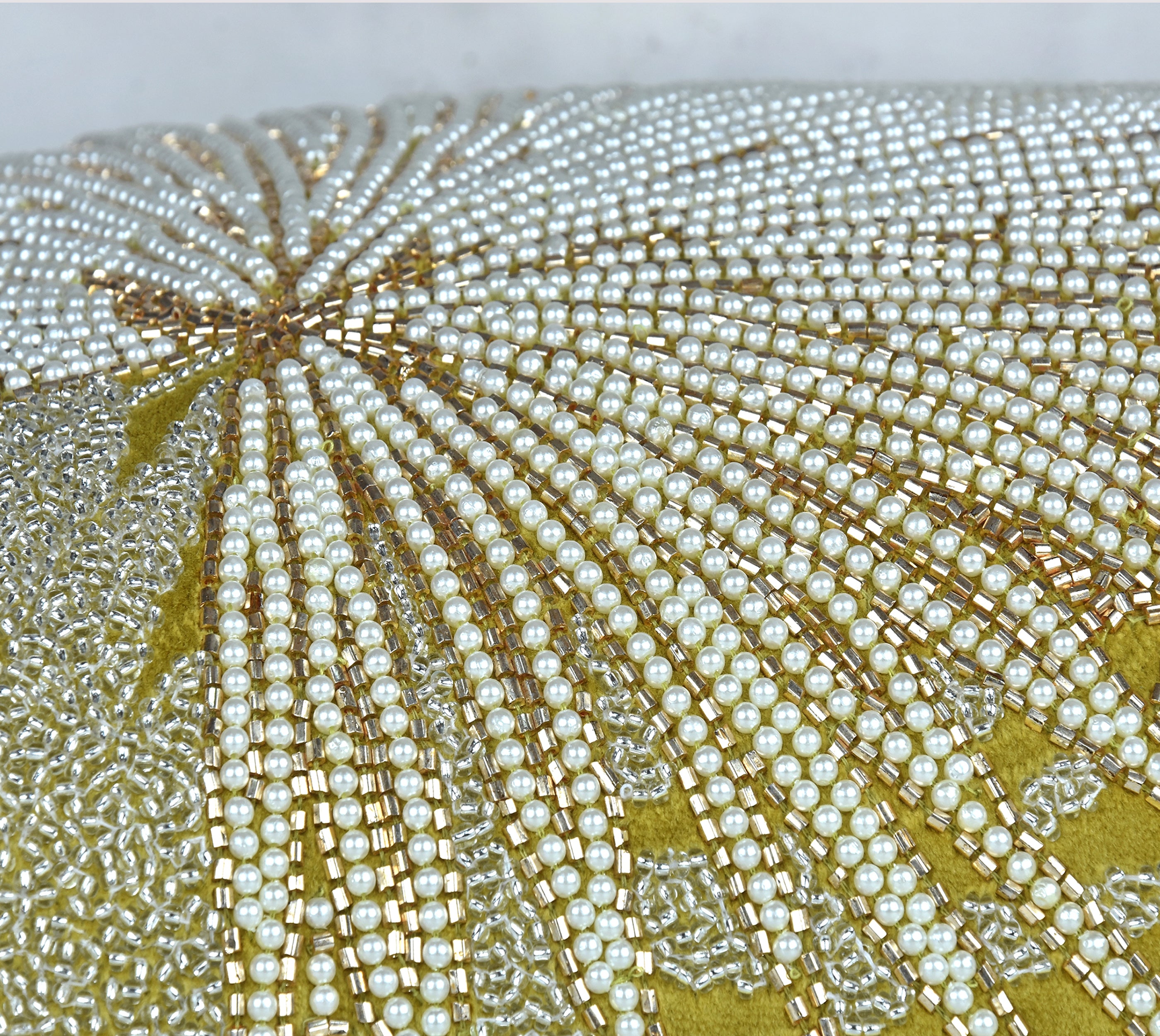 CORDELIA Lime Green Velvet Cushion Cover