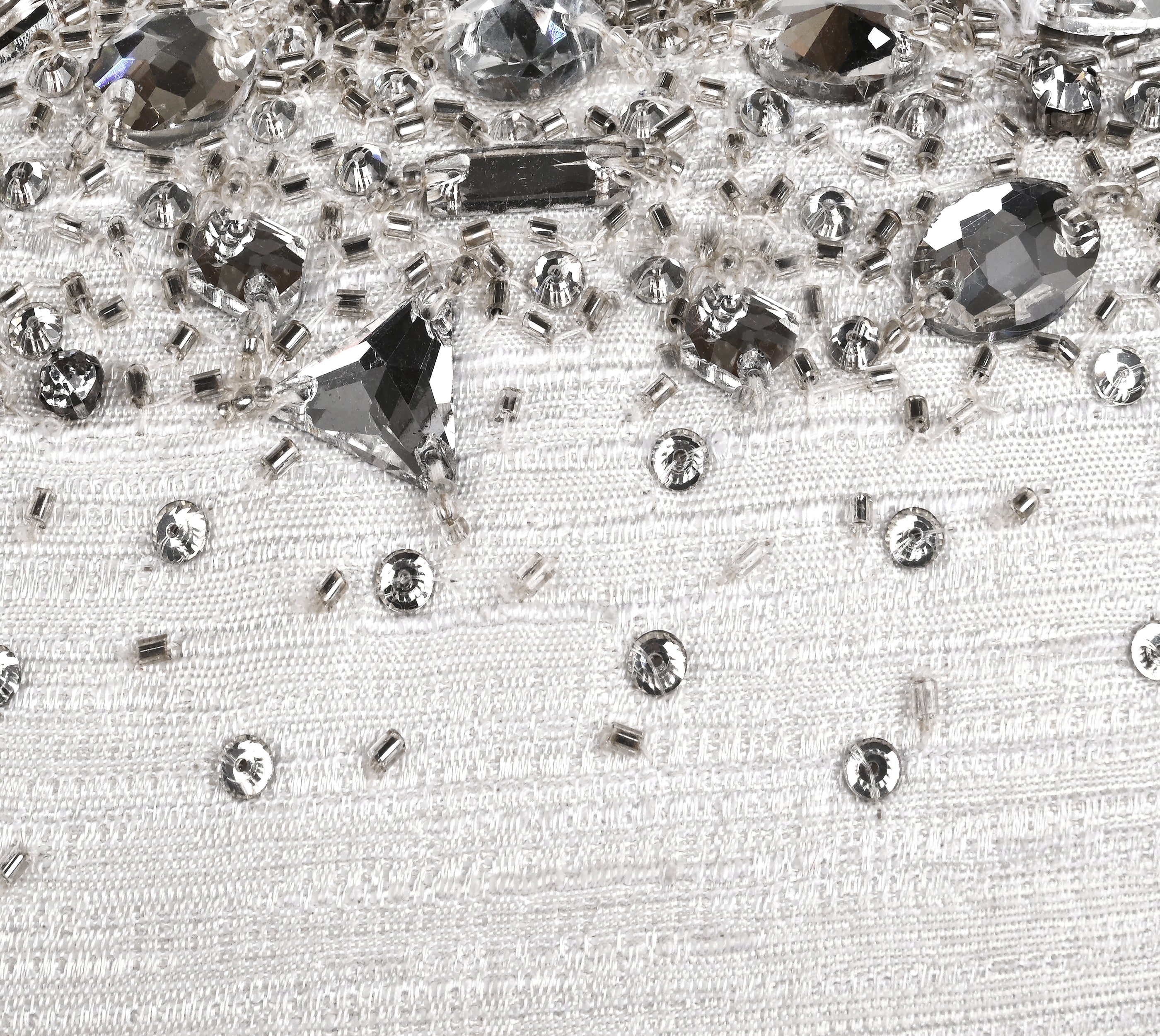 LUMIERE White Bling Cushion Cover