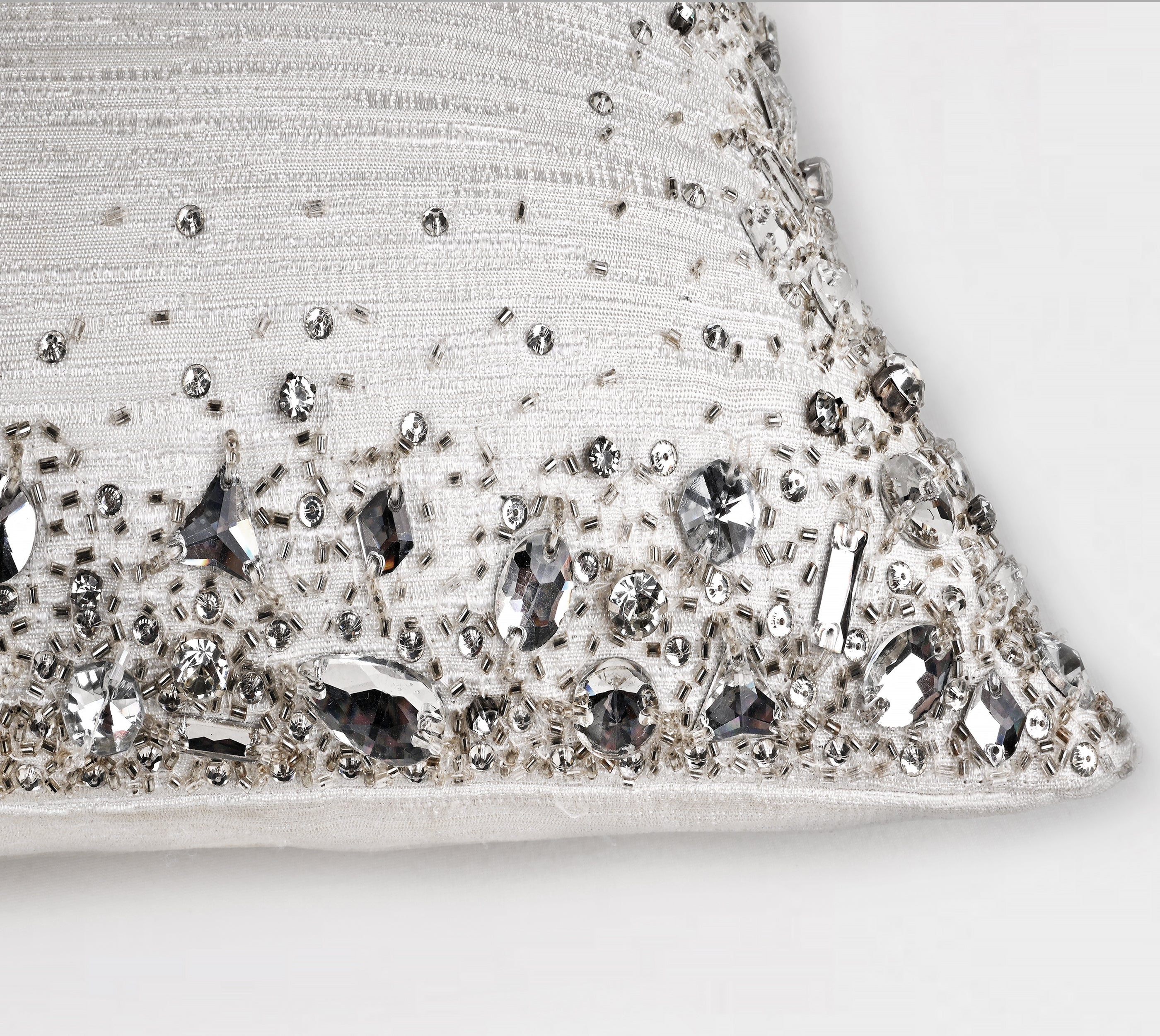 LUMIERE White Bling Cushion Cover