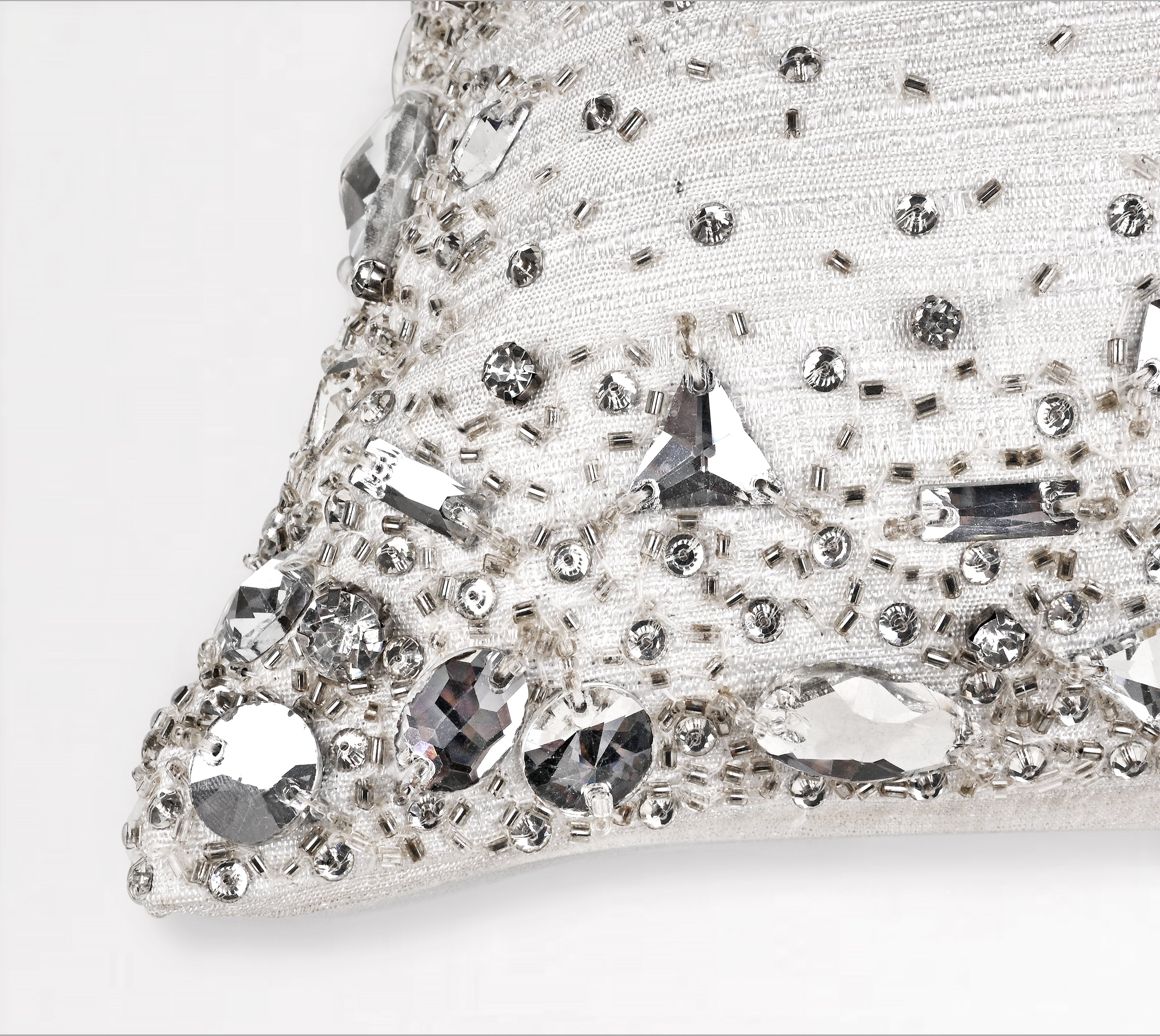 LUMIERE White Bling Cushion Cover