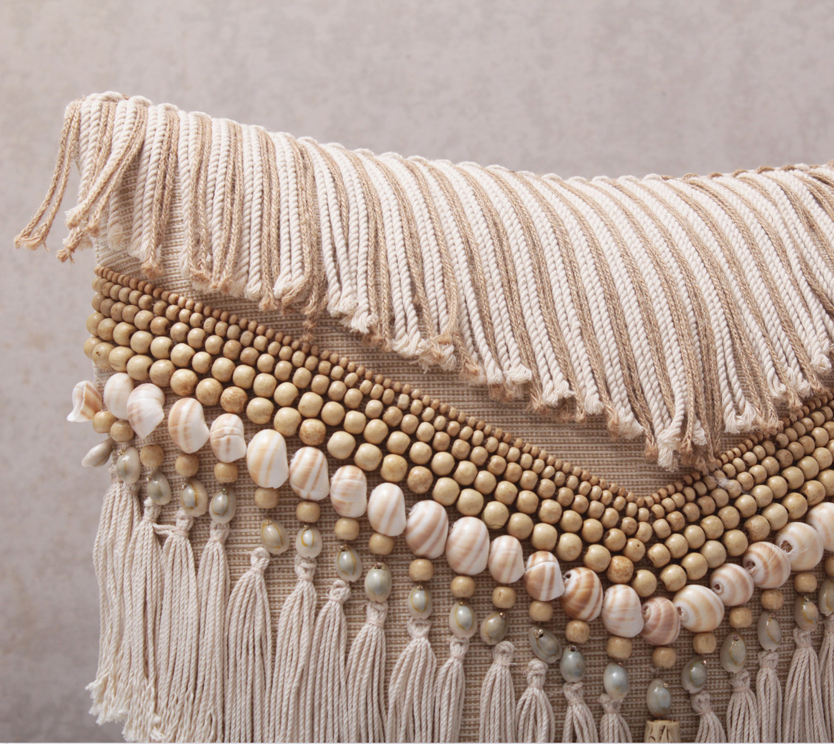 ZURI Neural Jute Cotton Cushion Cover