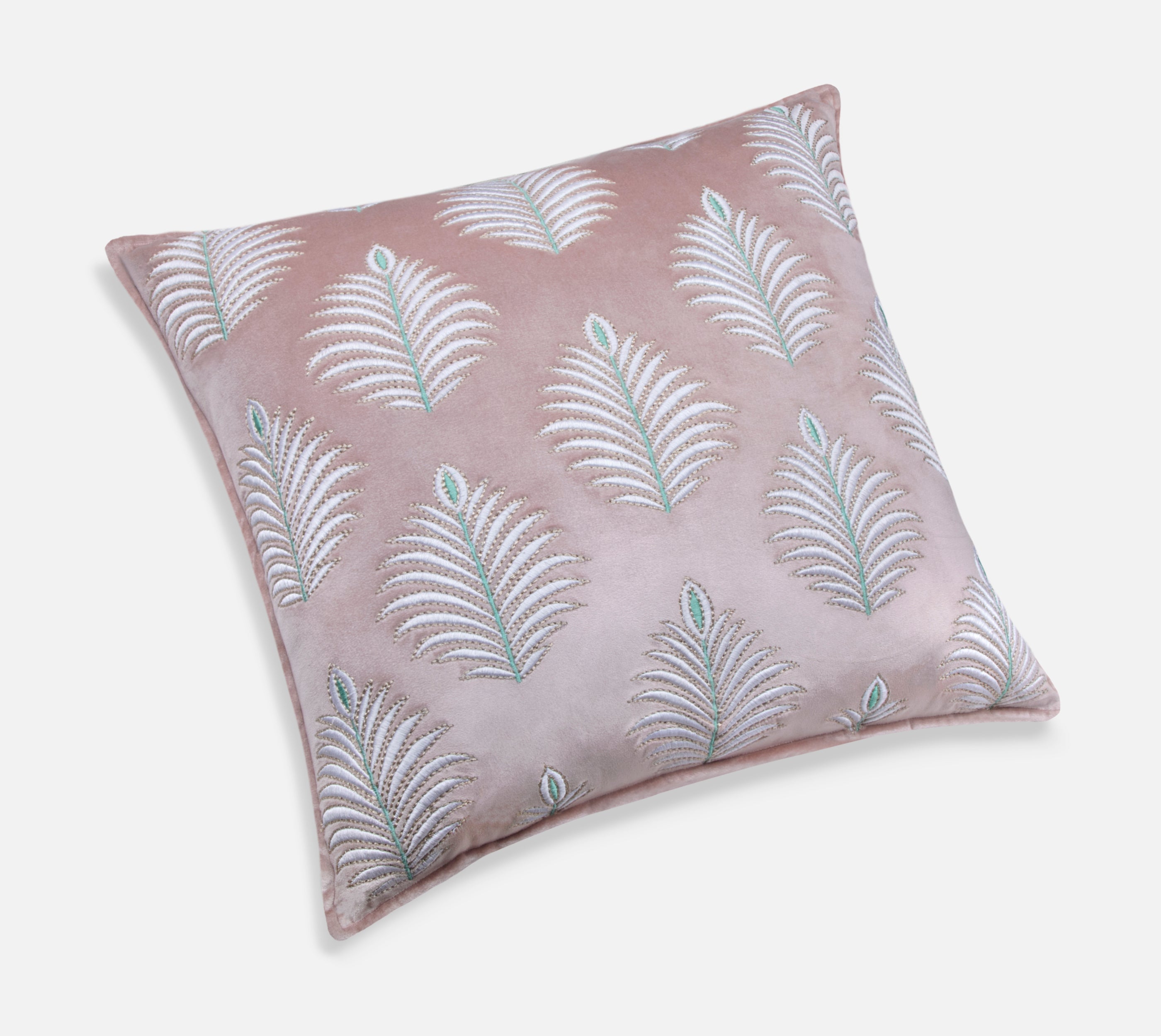 ISABELLA Pink Velvet Cushion Cover