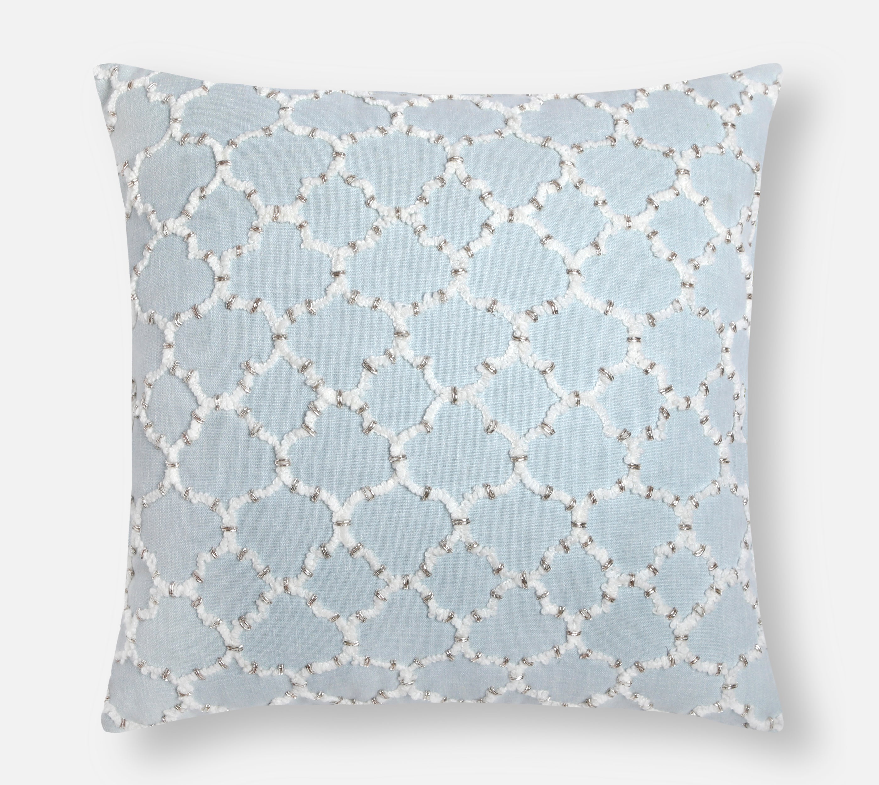 ISABELLA Mint Cotton Cushion cover