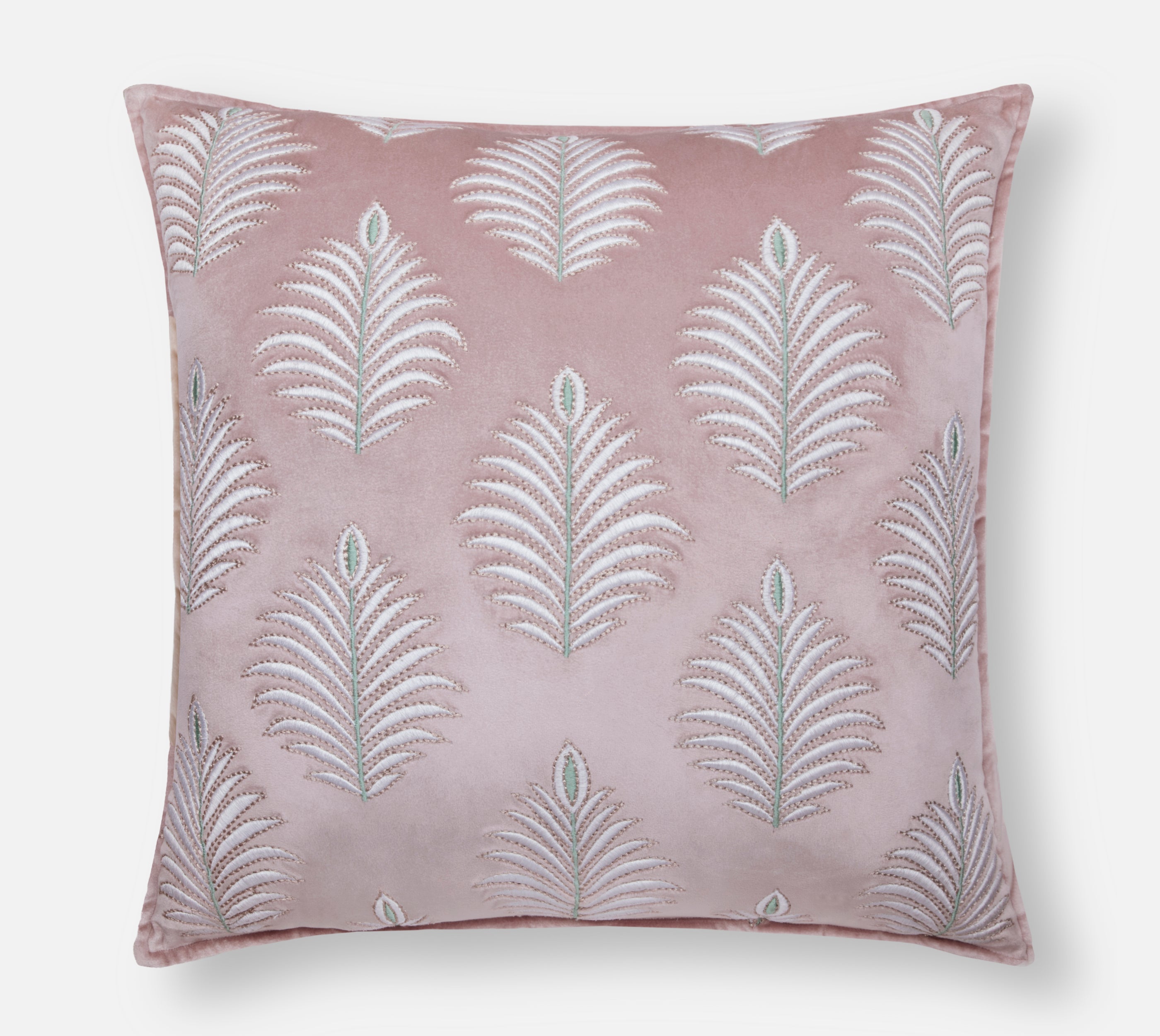 ISABELLA Pink Velvet Cushion Cover