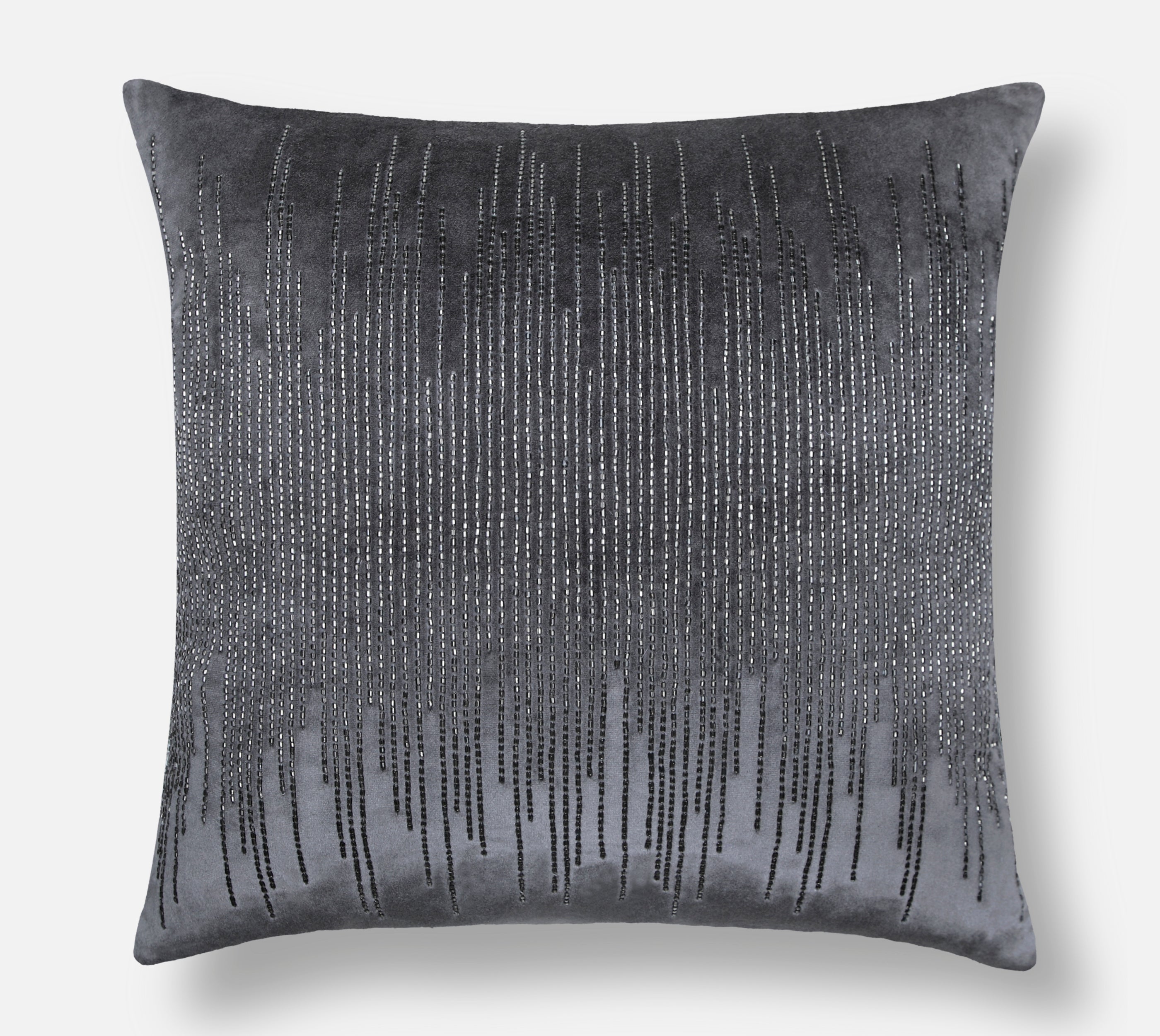 JAVA Grey Velvet Cushion Cover