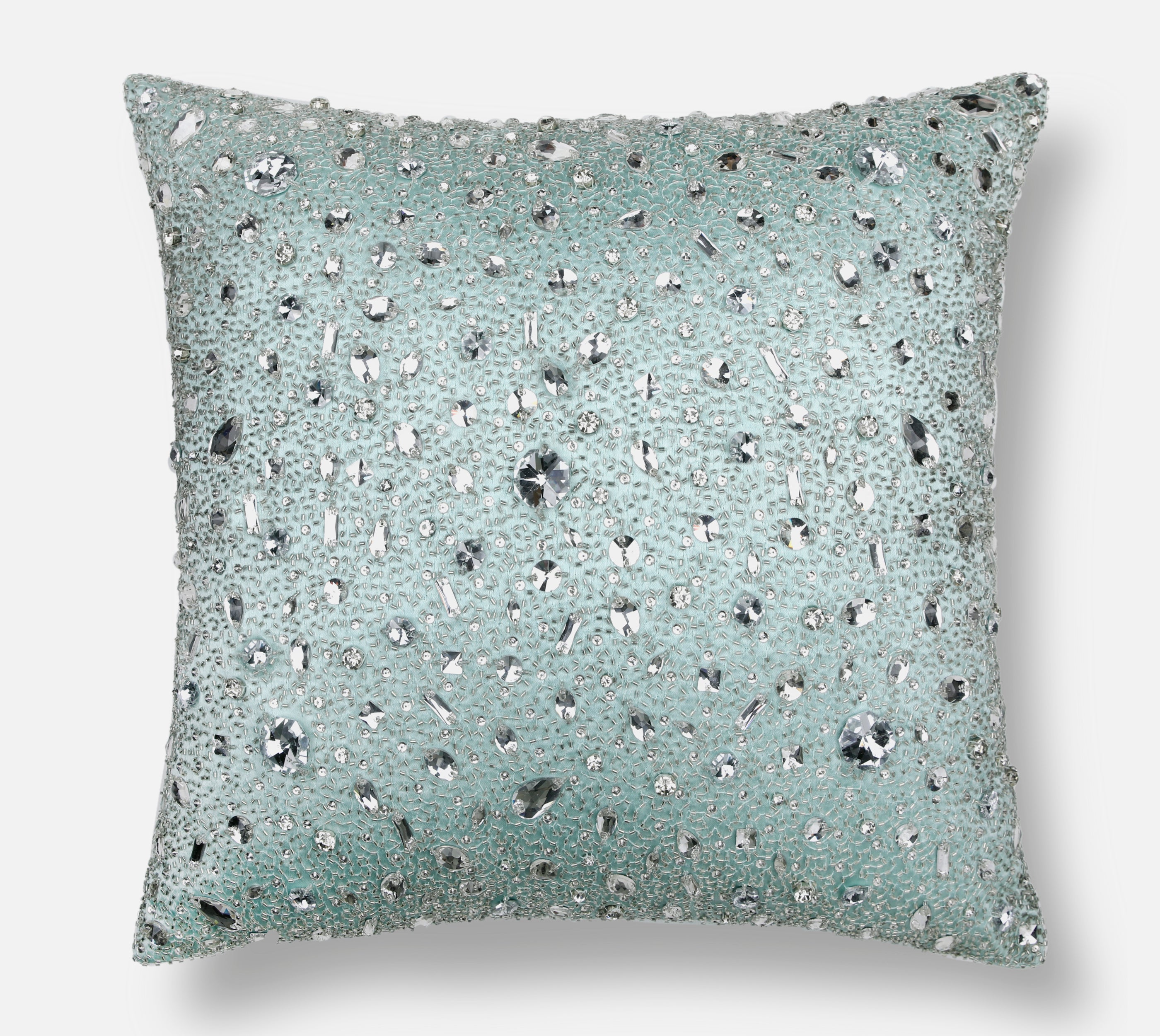FORTUNE Mint Bling Cushion Cover