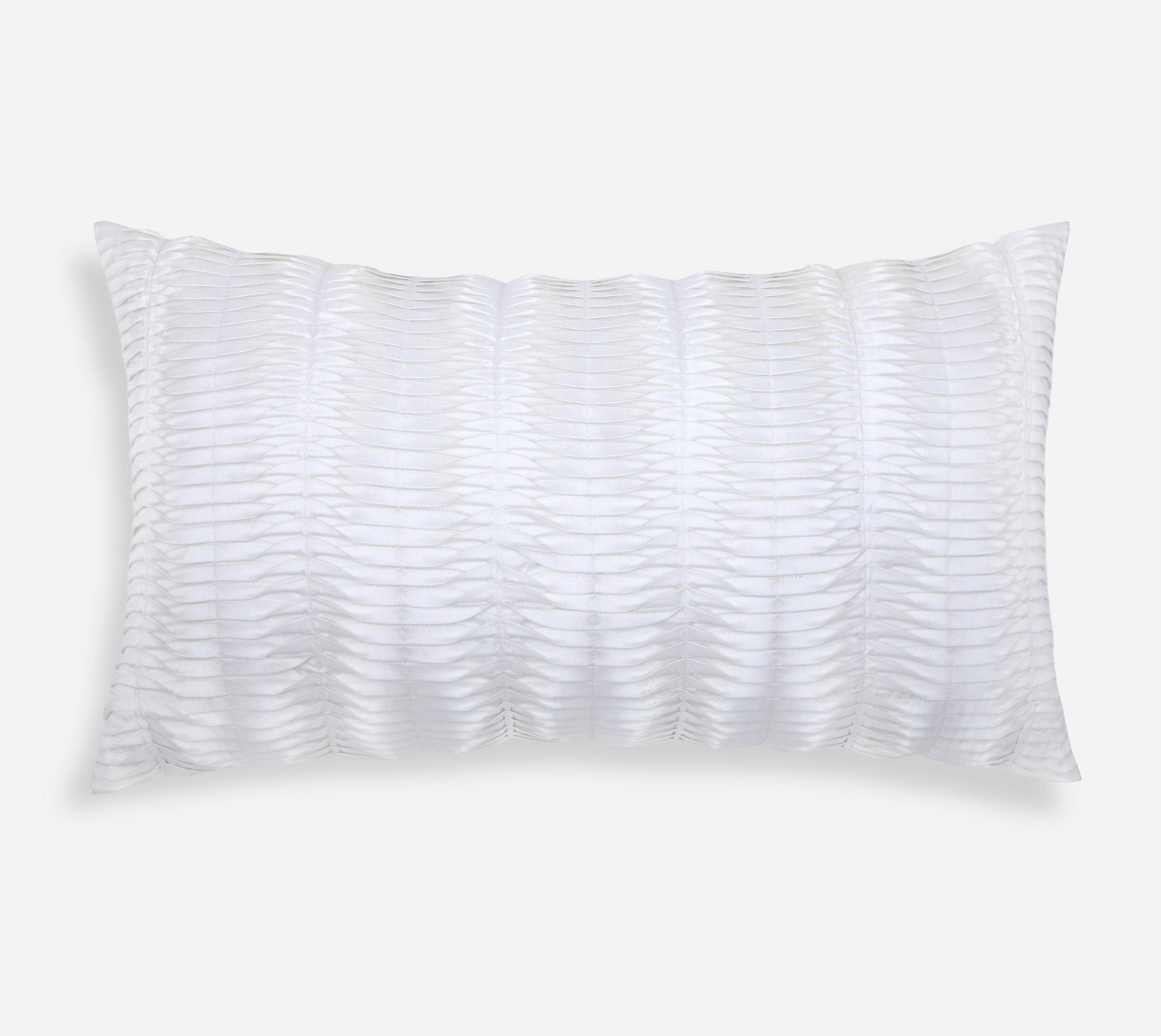 DIVOT White Pleated Cushion Cover