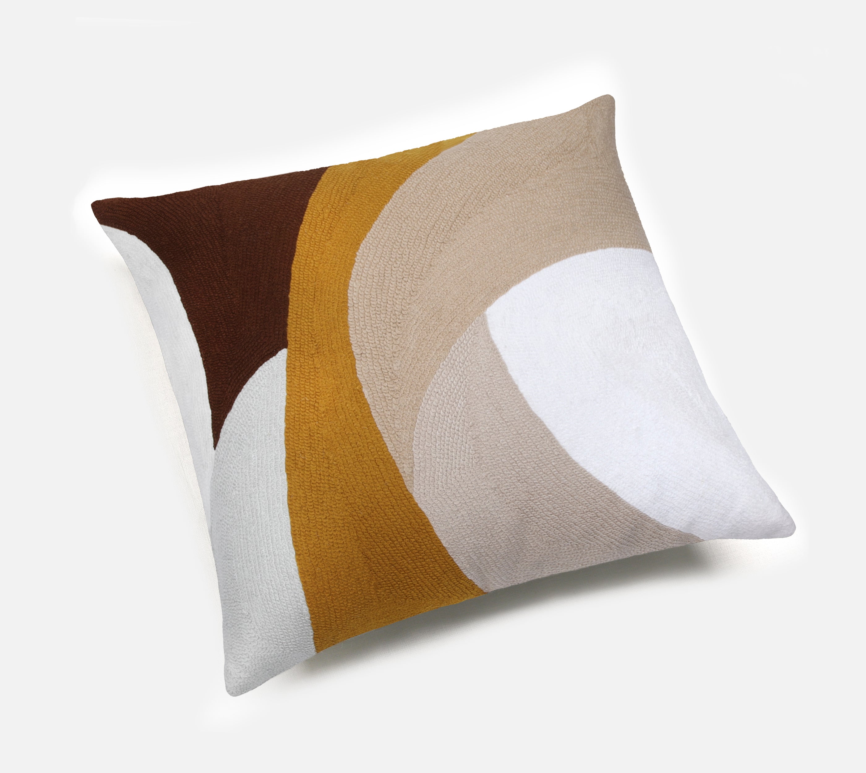 MARISOL Mustard Brown Cushion Cover
