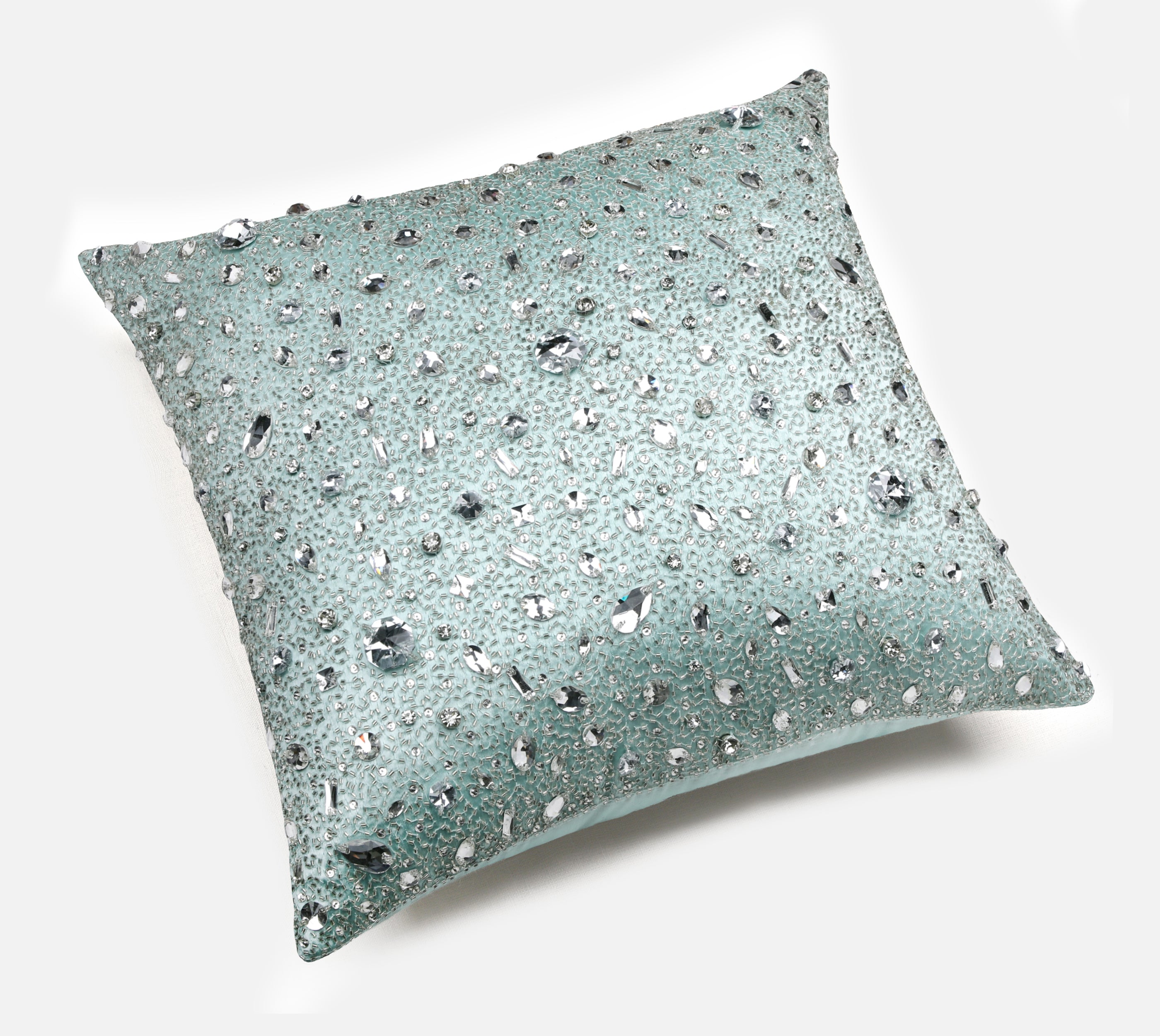FORTUNE Mint Bling Cushion Cover