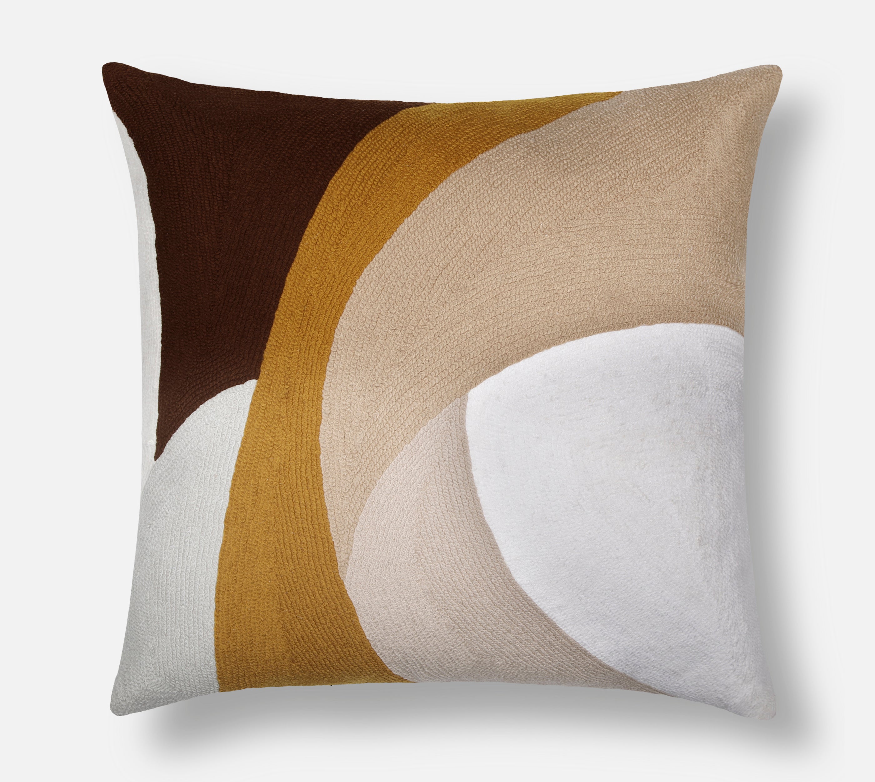 MARISOL Mustard Brown Cushion Cover