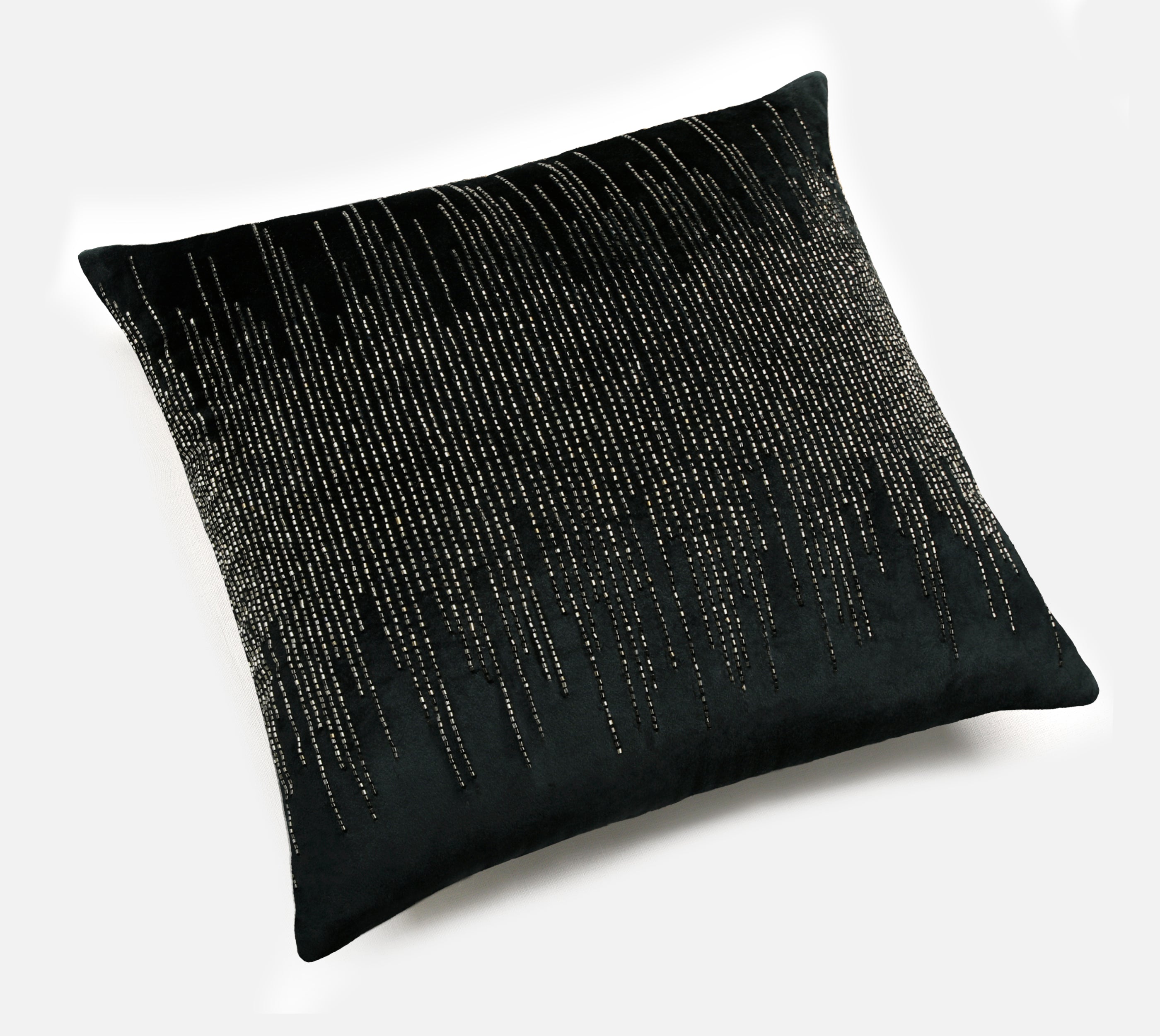 JAVA Black velvet Cushion Cover