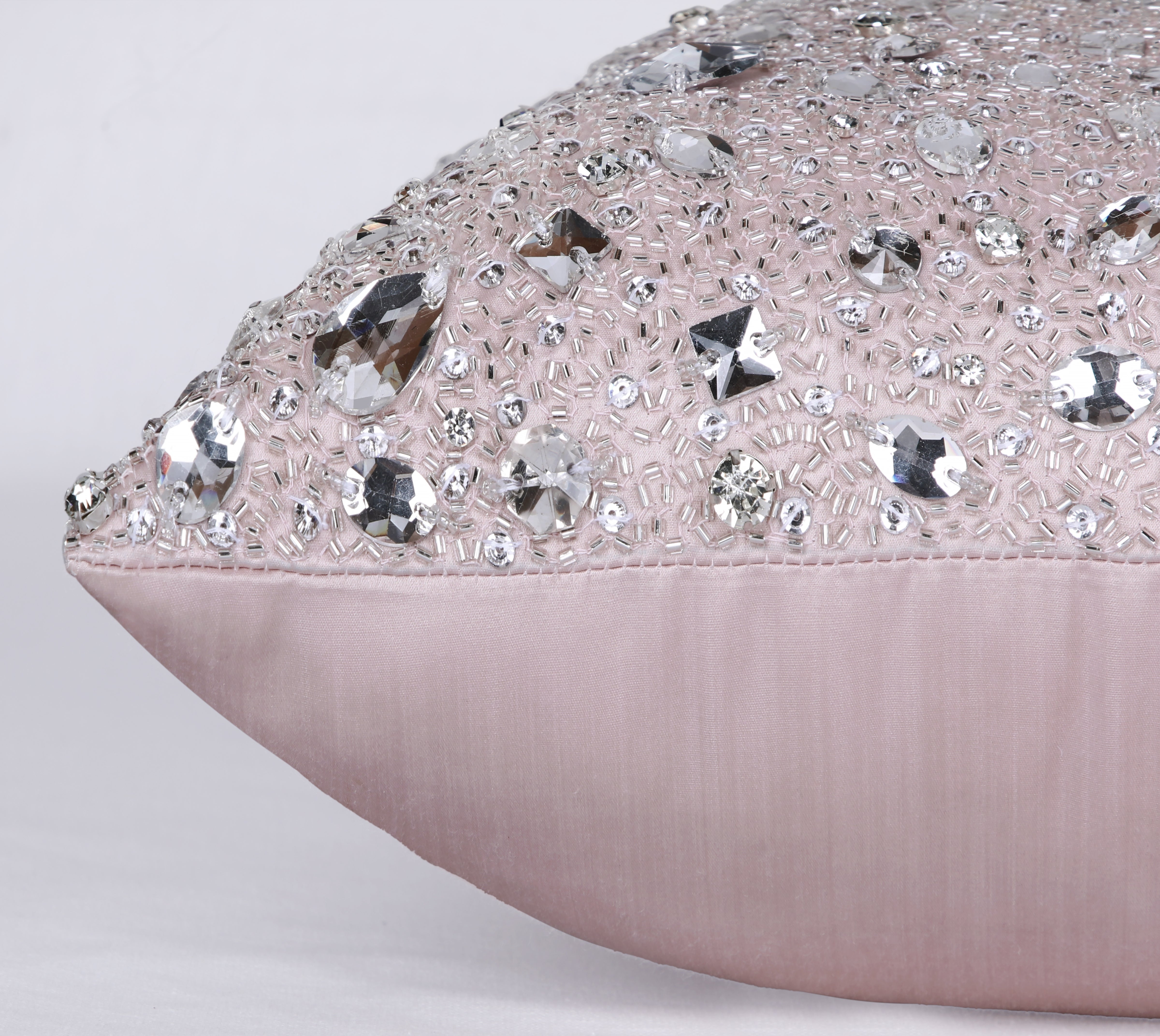 FORTUNE Pink Bling Cushion Cover