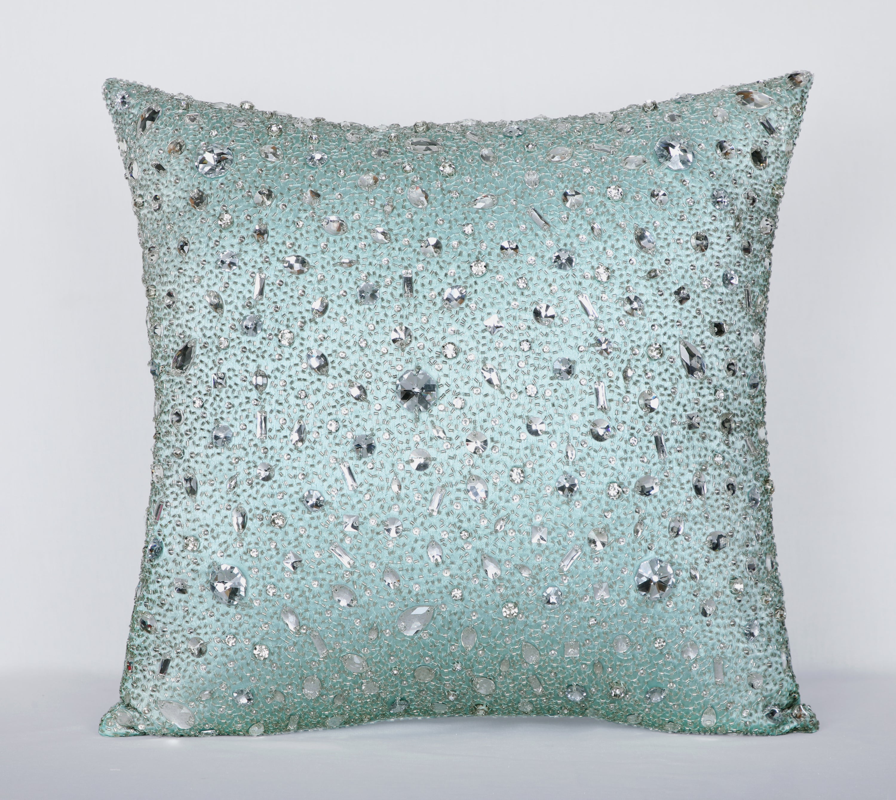 FORTUNE Mint Bling Cushion Cover