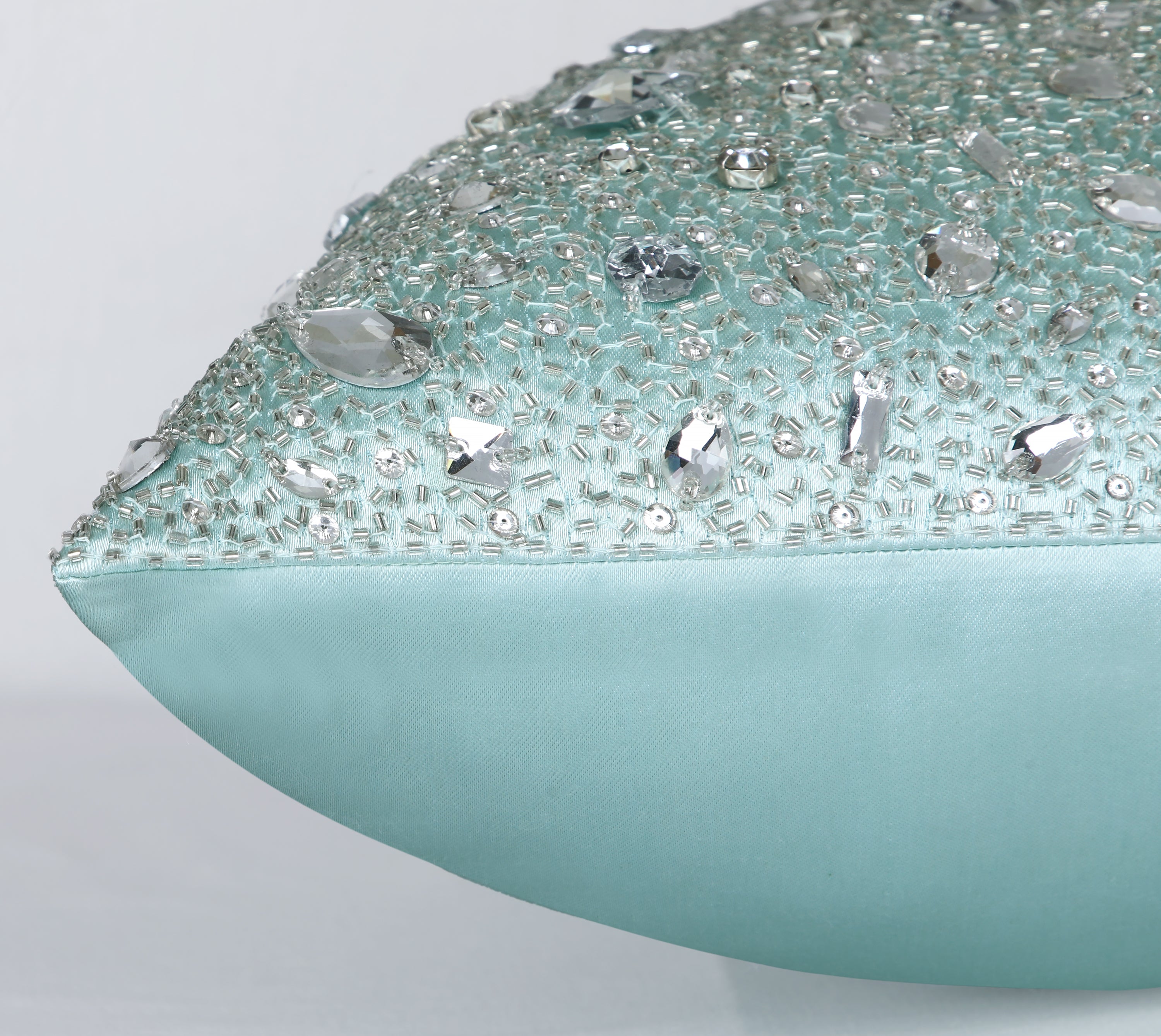 FORTUNE Mint Bling Cushion Cover
