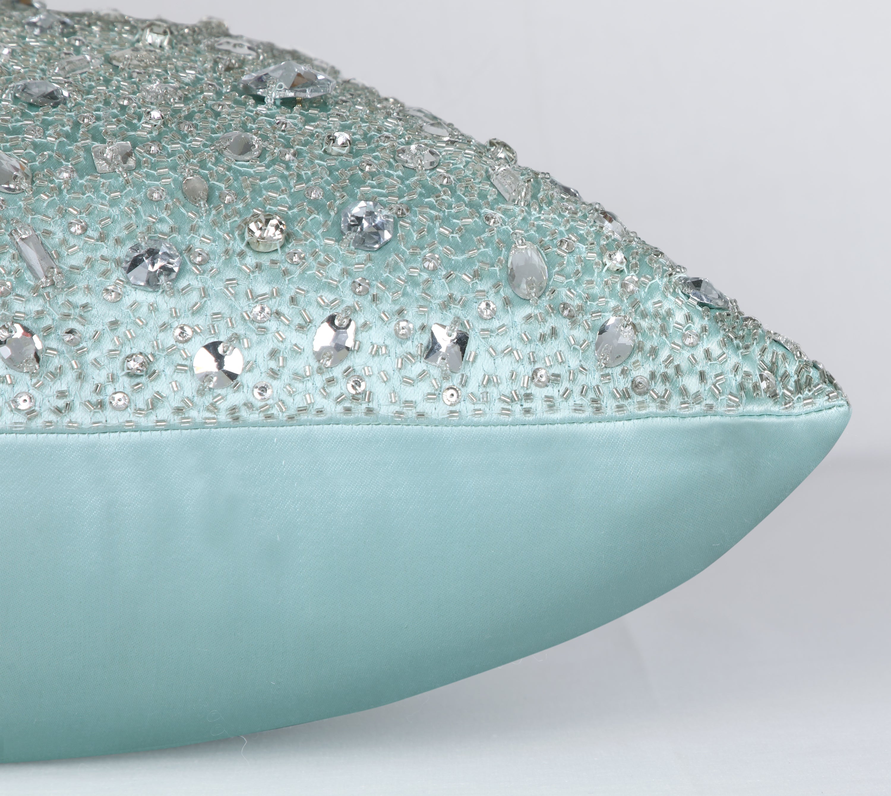 FORTUNE Mint Bling Cushion Cover