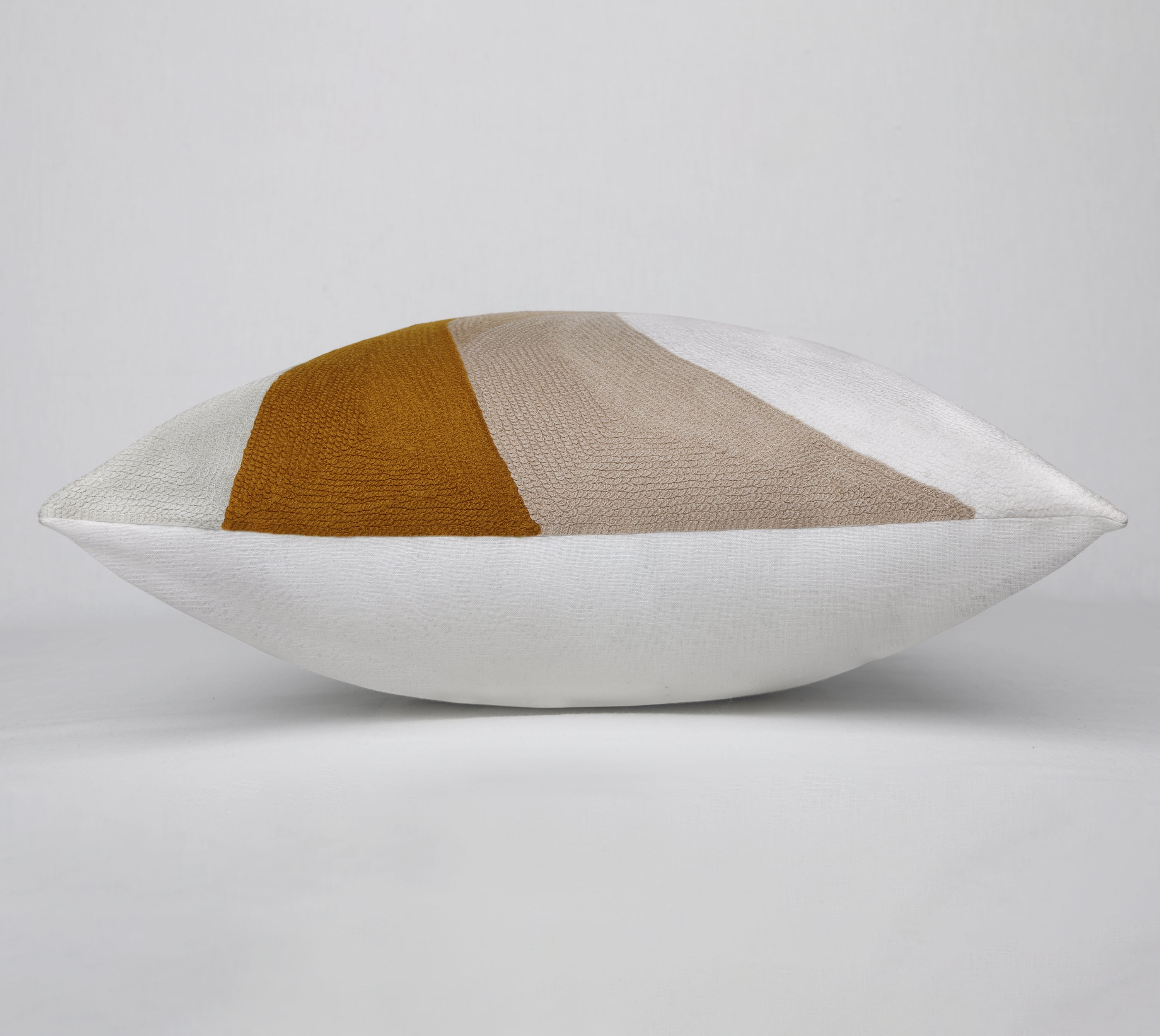 MARISOL Mustard Brown Cushion Cover