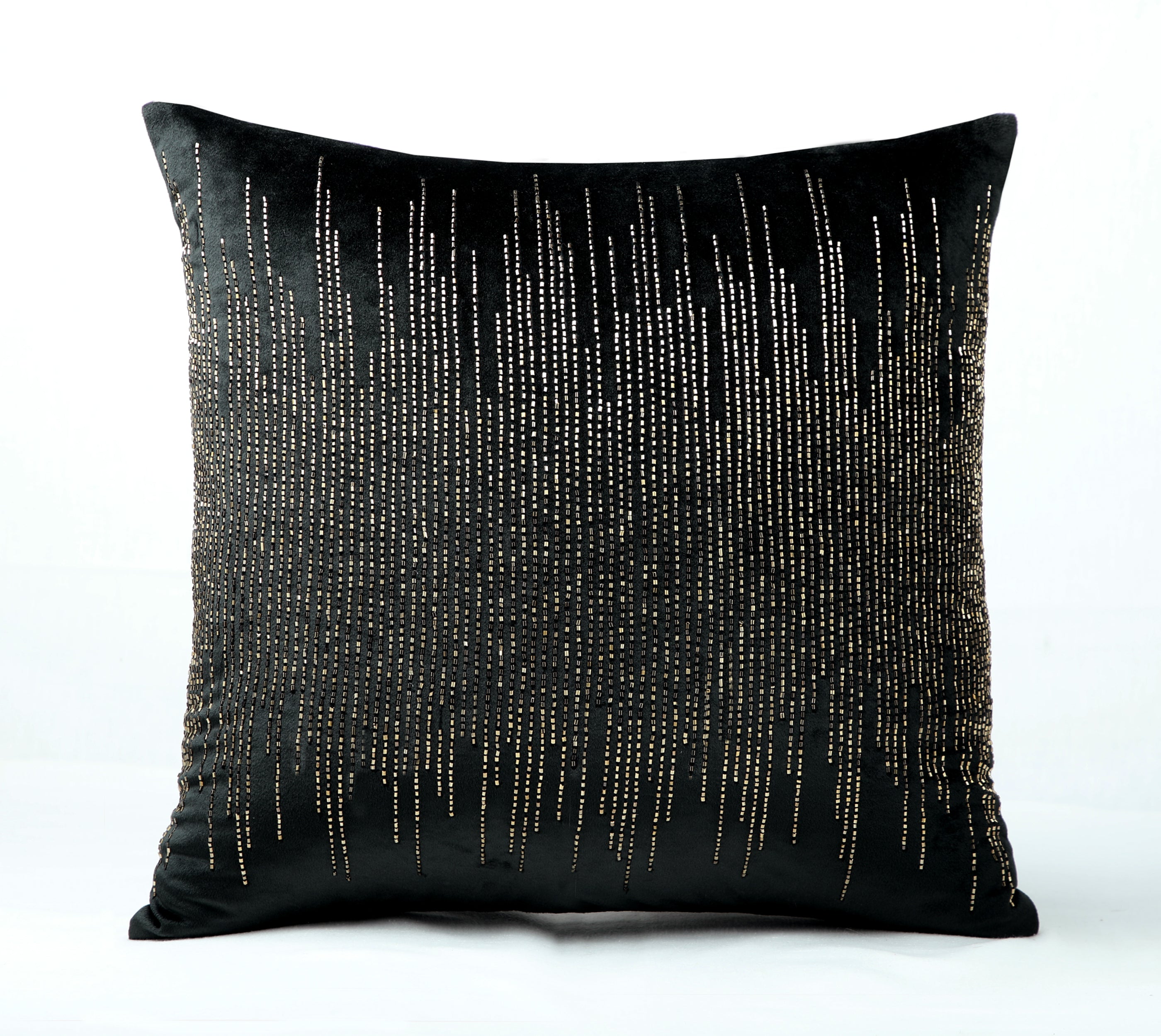 JAVA Black velvet Cushion Cover