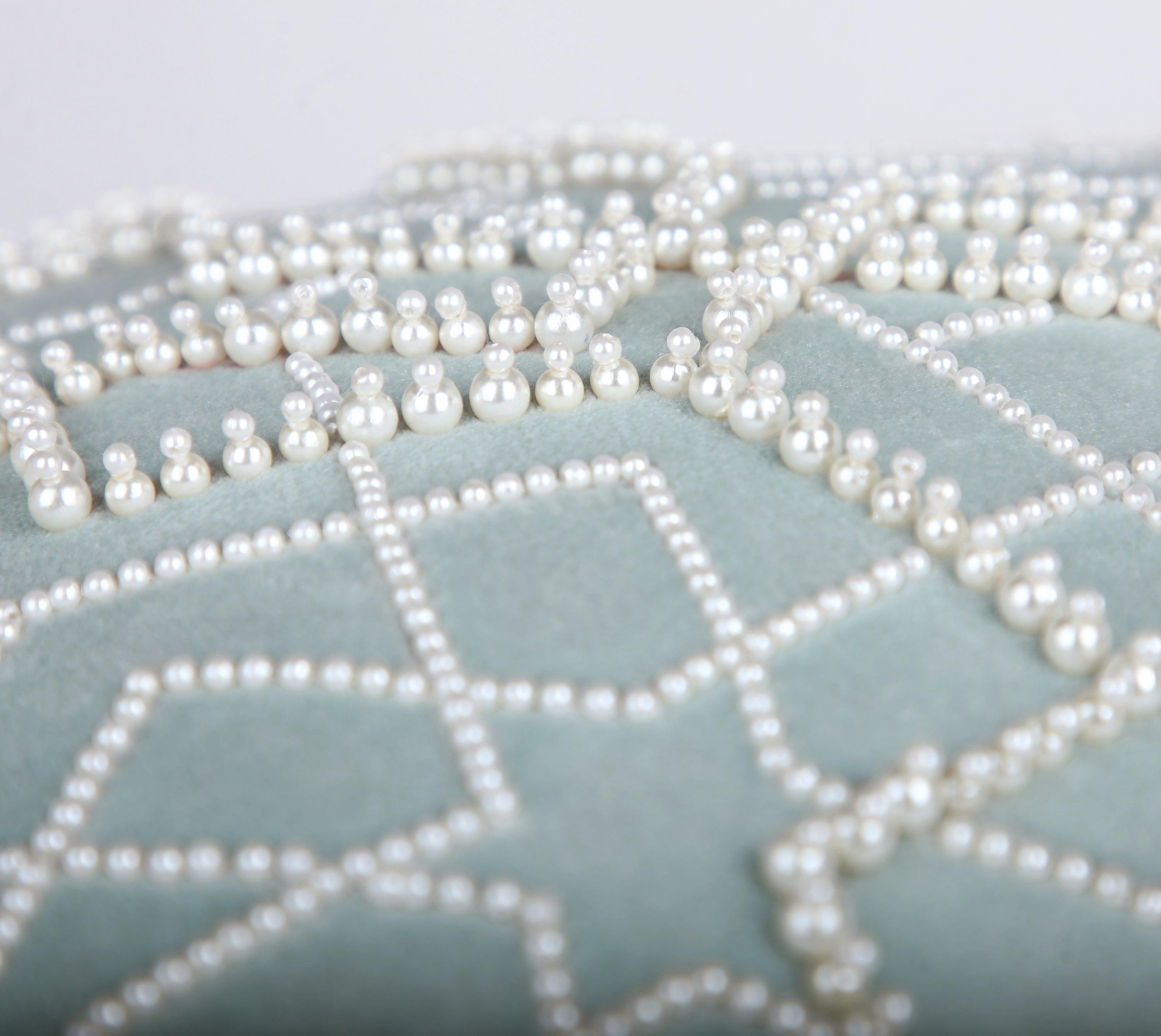 MYSTIC Light Mint Velvet Cushion Cover