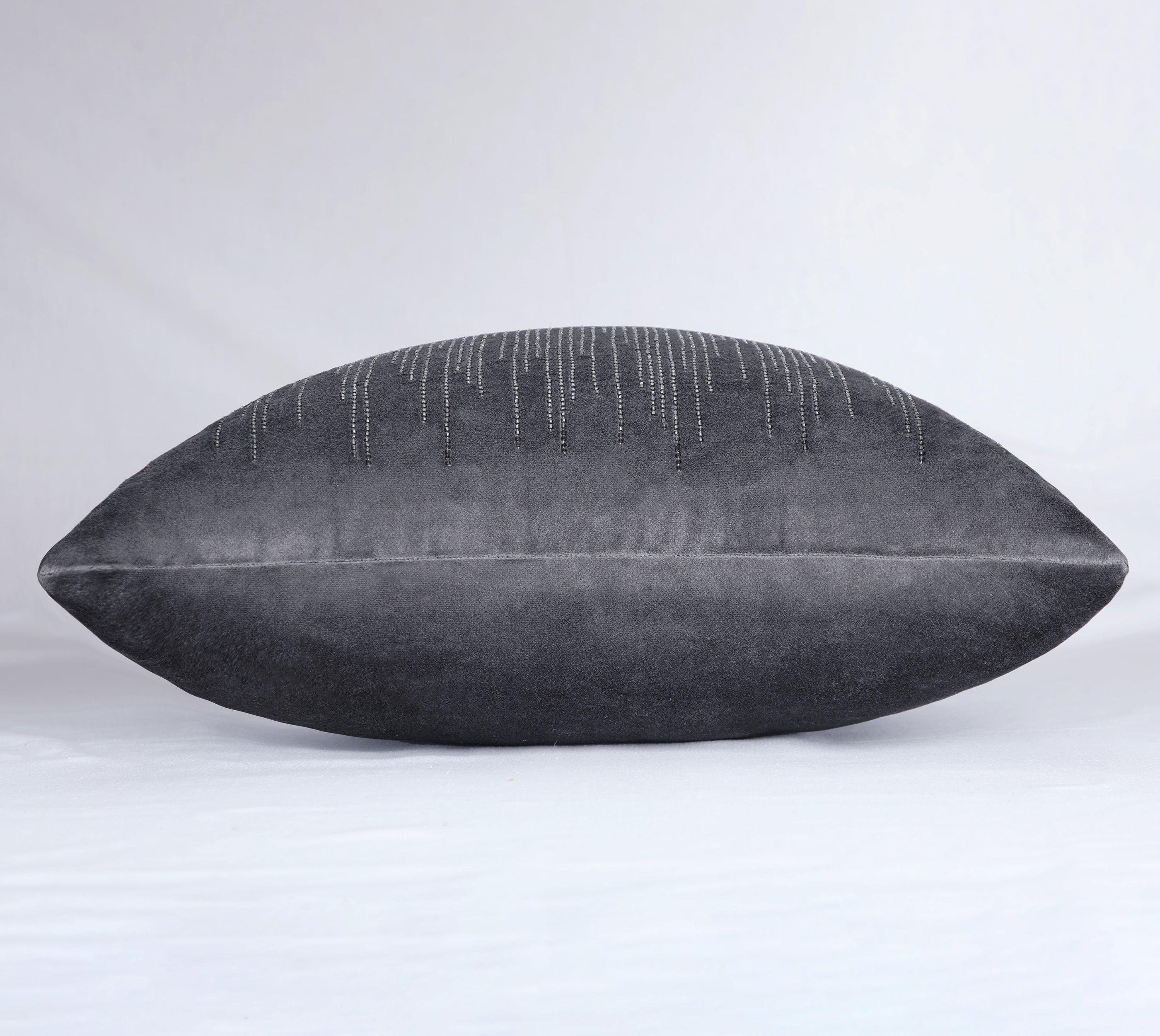 JAVA Grey Velvet Cushion Cover